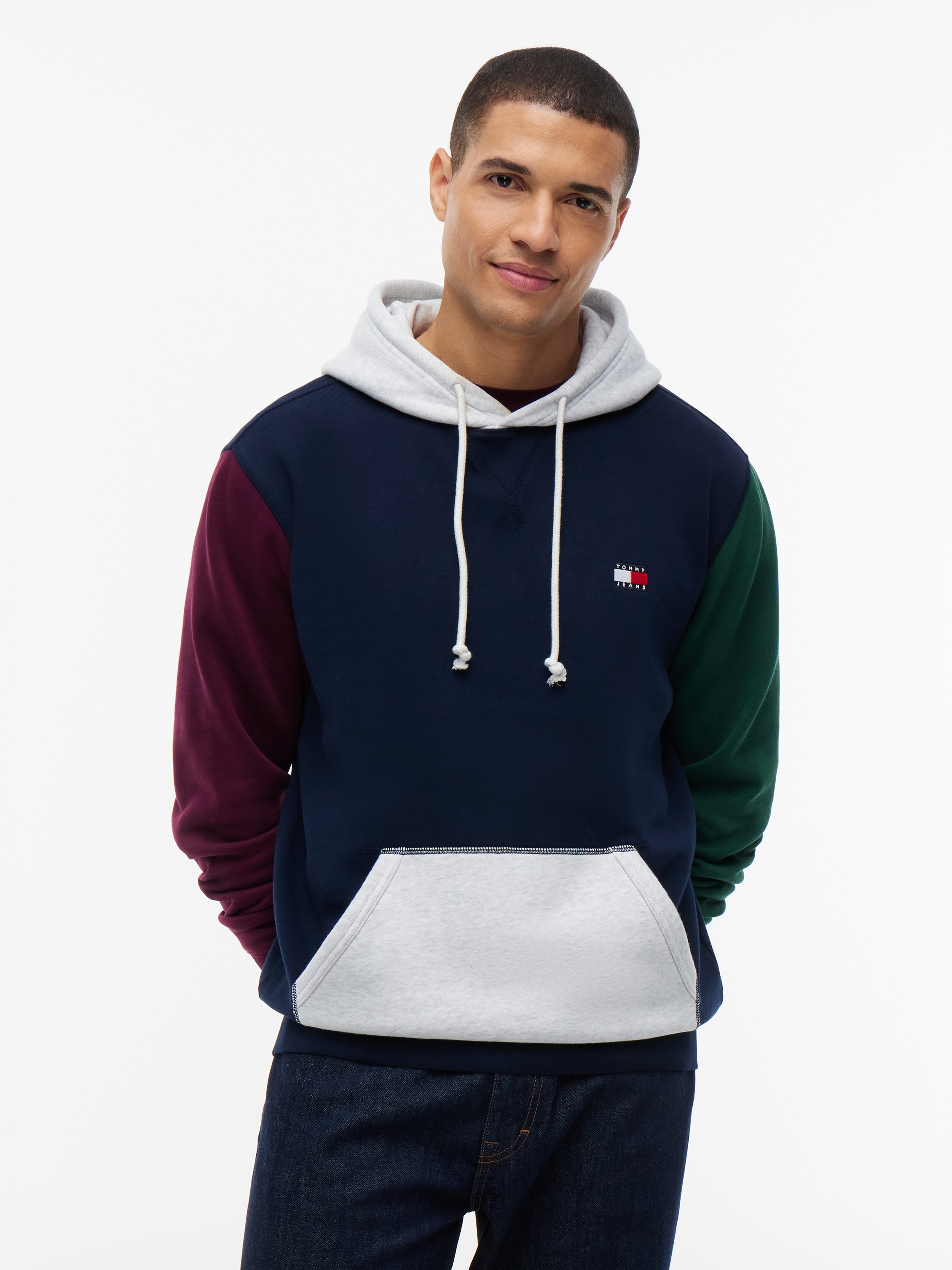 Image of Tommy Jeans Kapuzensweatshirt "REGULAR BADGE HOODIE", Regular fit mit Kapuze