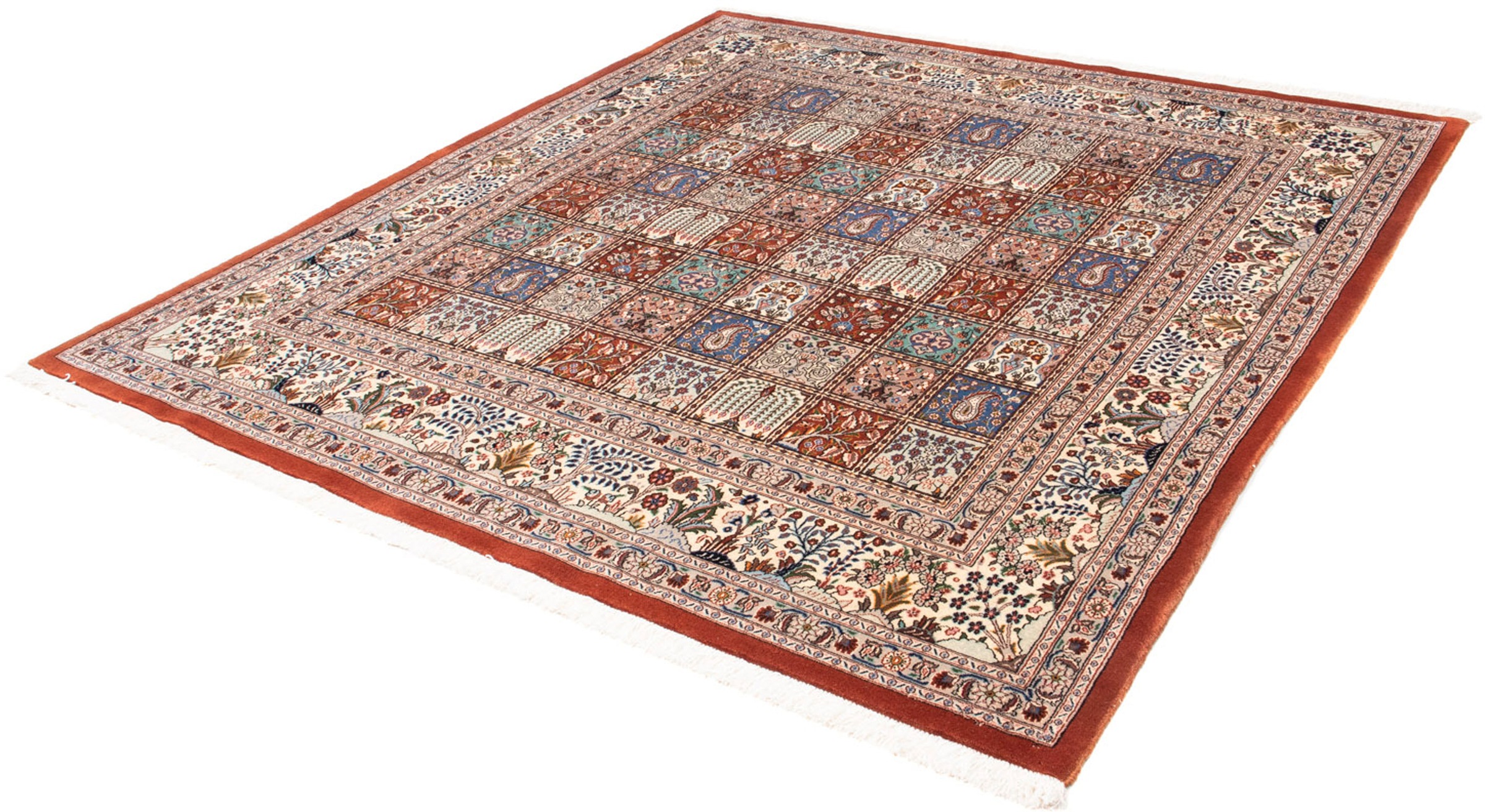 Image of morgenland Orientteppich »Perser - Classic quadratisch - 214 x 197 cm - mehrfarbig«, quadratisch, 10 mm Höhe, Wohnzimmer, Handgeknüpft, Einzelstück mit Zertifikat bei Ackermann Versand Schweiz
