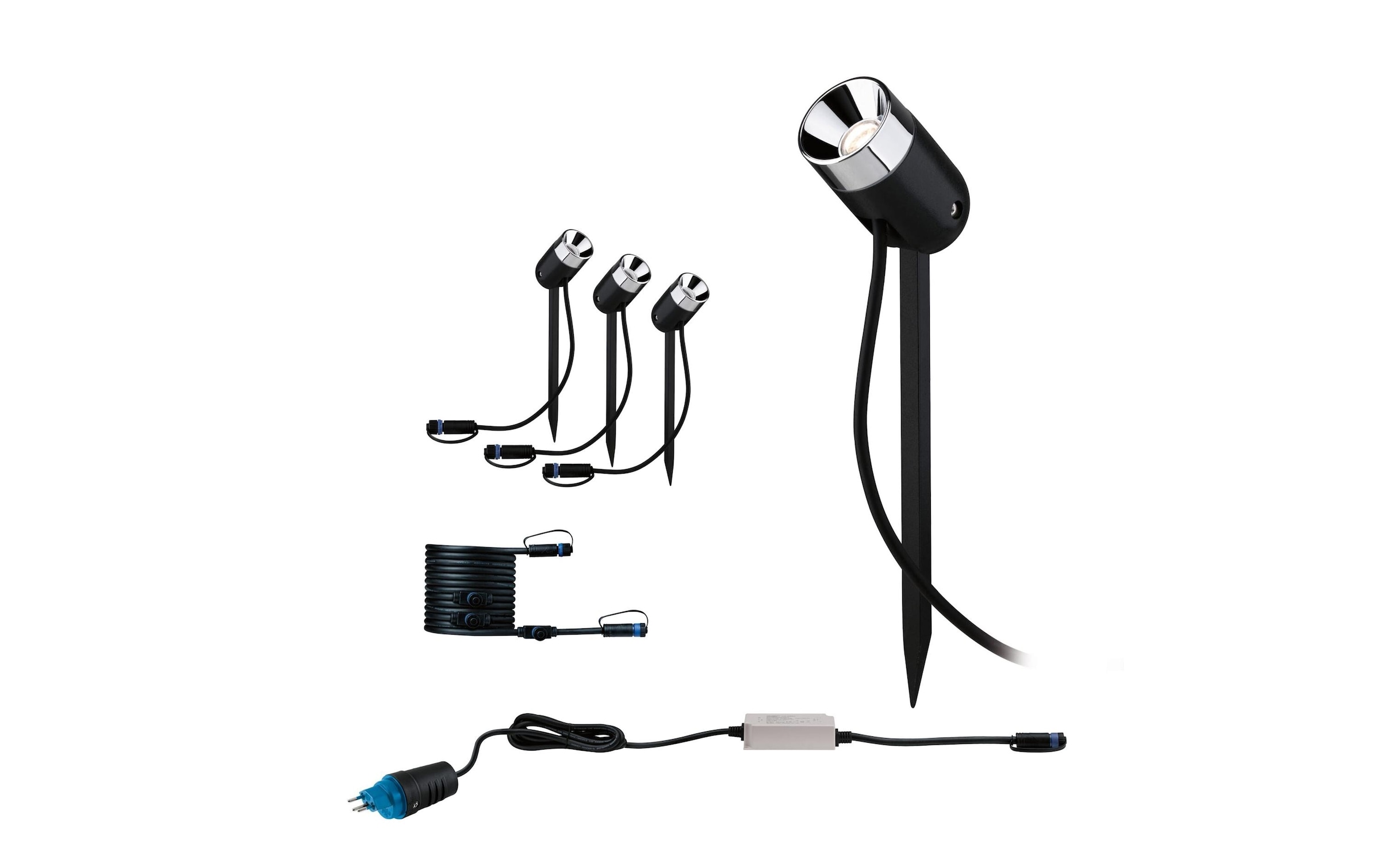 Image of Paulmann Gartenleuchte "Plug & Shine Pi" Warmweiss