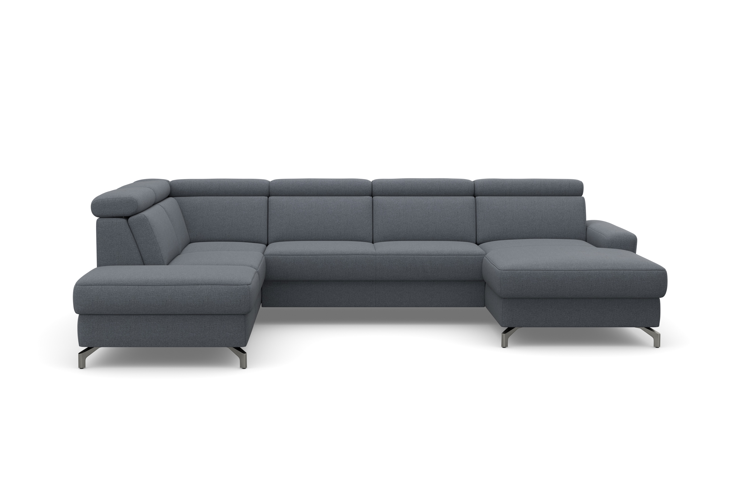 Image of sit&more Wohnlandschaft "Scarlett U-Form" inklusive Kopfteilverstellung, wahlweise mit Bettfunktion, Bettkasten