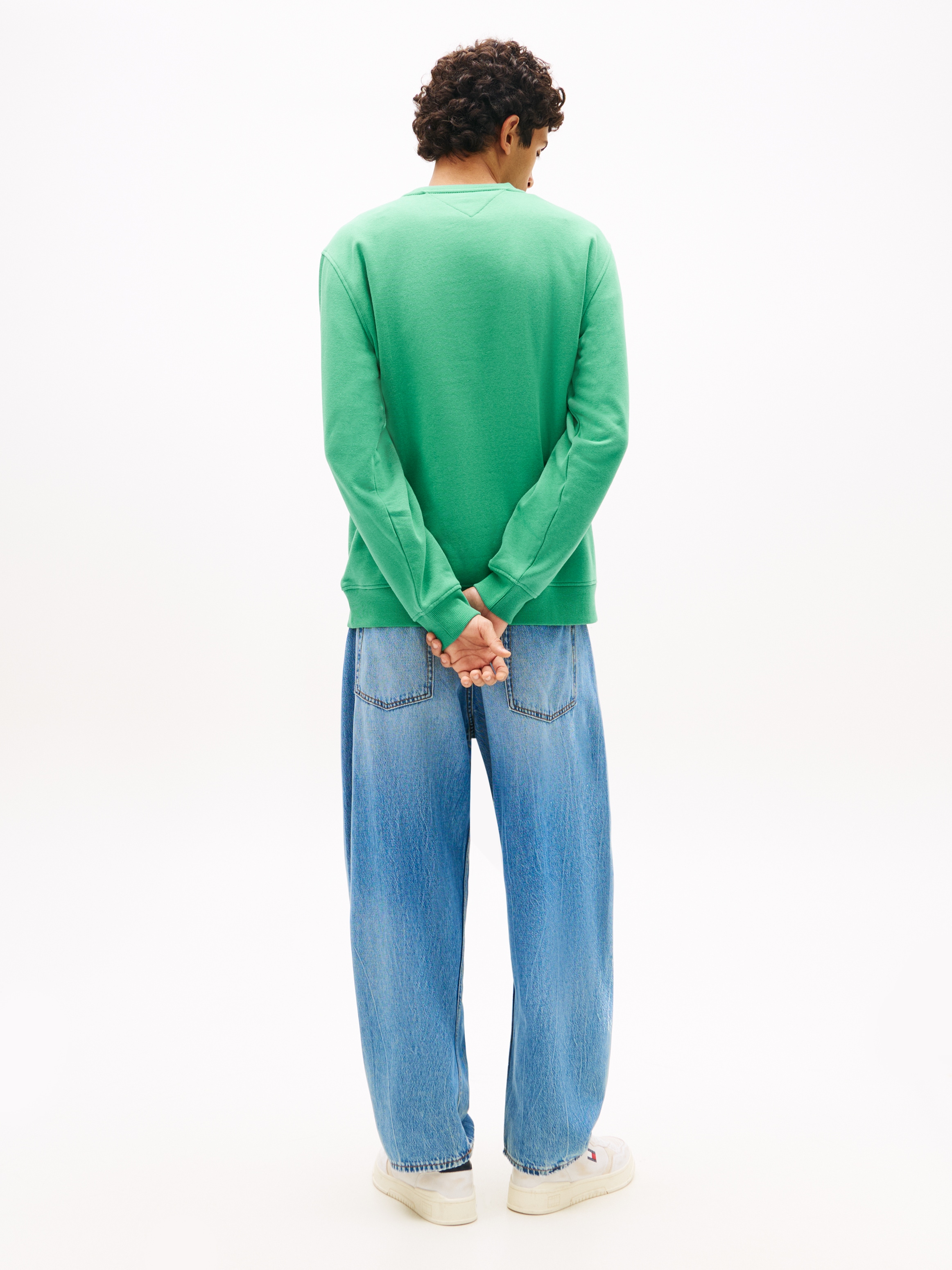 Tommy Jeans Sweatshirt »TJM REG LINEAR CREW EXT«, mit Logostickerei
