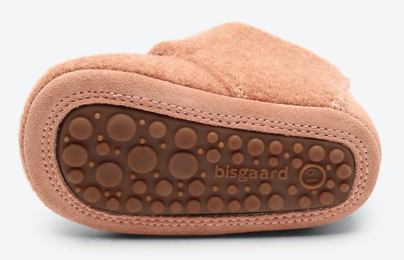 Bisgaard Hausschuh »Bisgaard Baby Wool«, Wagenschuh, Babyschuh, Schlupfschuh mit Klettverschluss