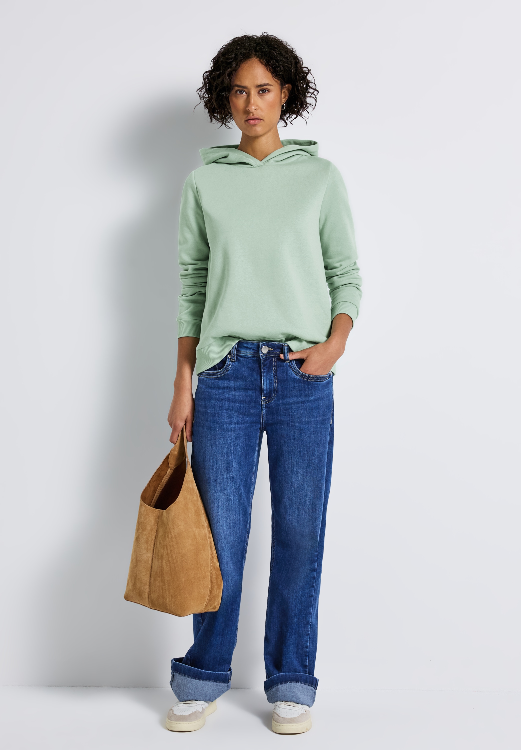 STREET ONE Sweatshirt , mit Kapuze
