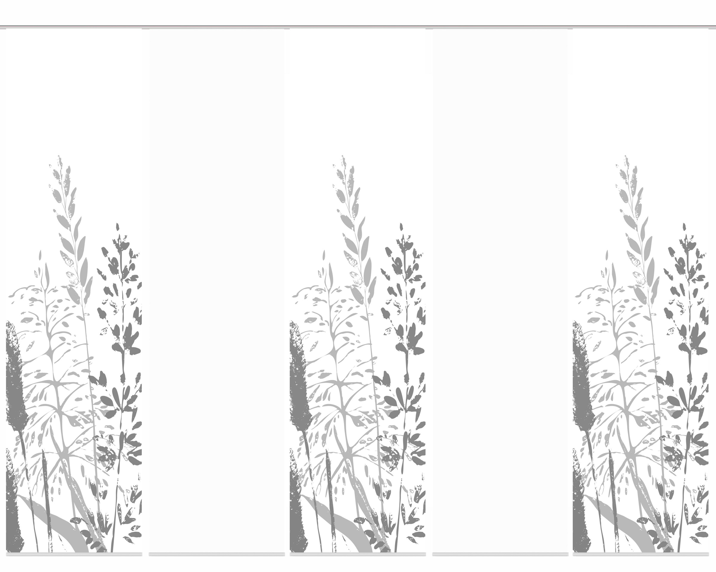 Image of HOME WOHNIDEEN Schiebegardine »SOLVES«, (5 St.), Schiebevorhang Digi 5er Set SOLVES bei Ackermann Versand Schweiz