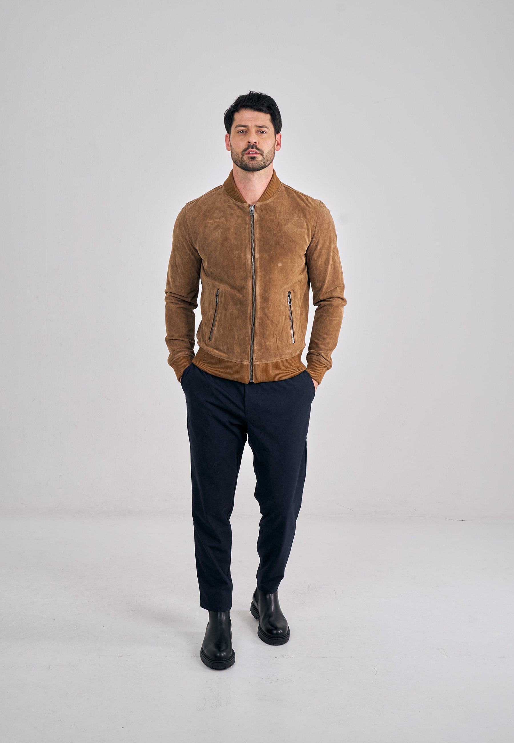 Freaky Nation Veste en cuir »Ted«