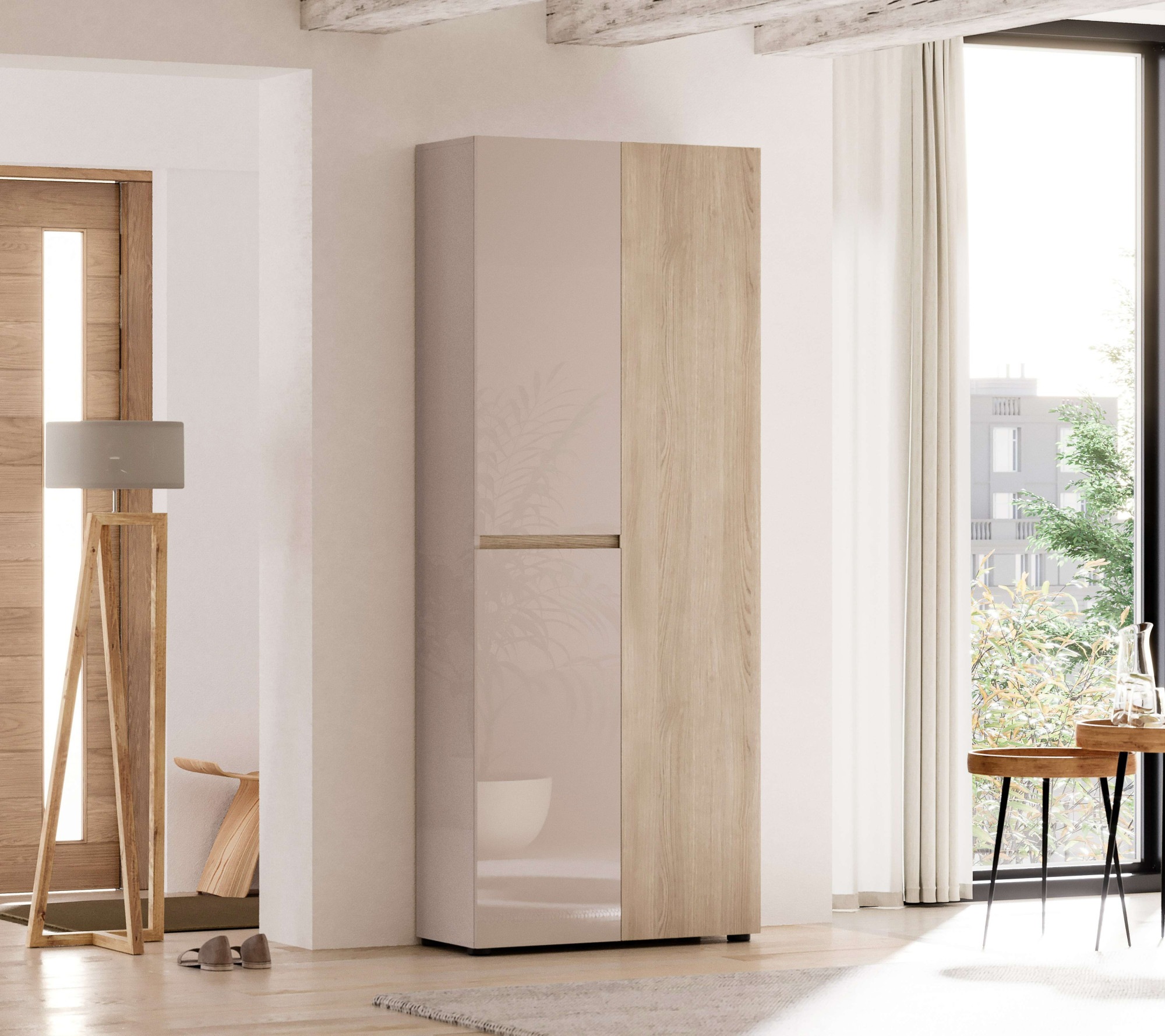 Home affaire Schuhschrank »LADY, Schuhkommode,Schuhmöbel,Schuhablage,Schuhregal« 10 Einlegeböden,12 Fächer,ca. 36 Paar Schuhe-Masse: B/T/H:80x34x200 cm