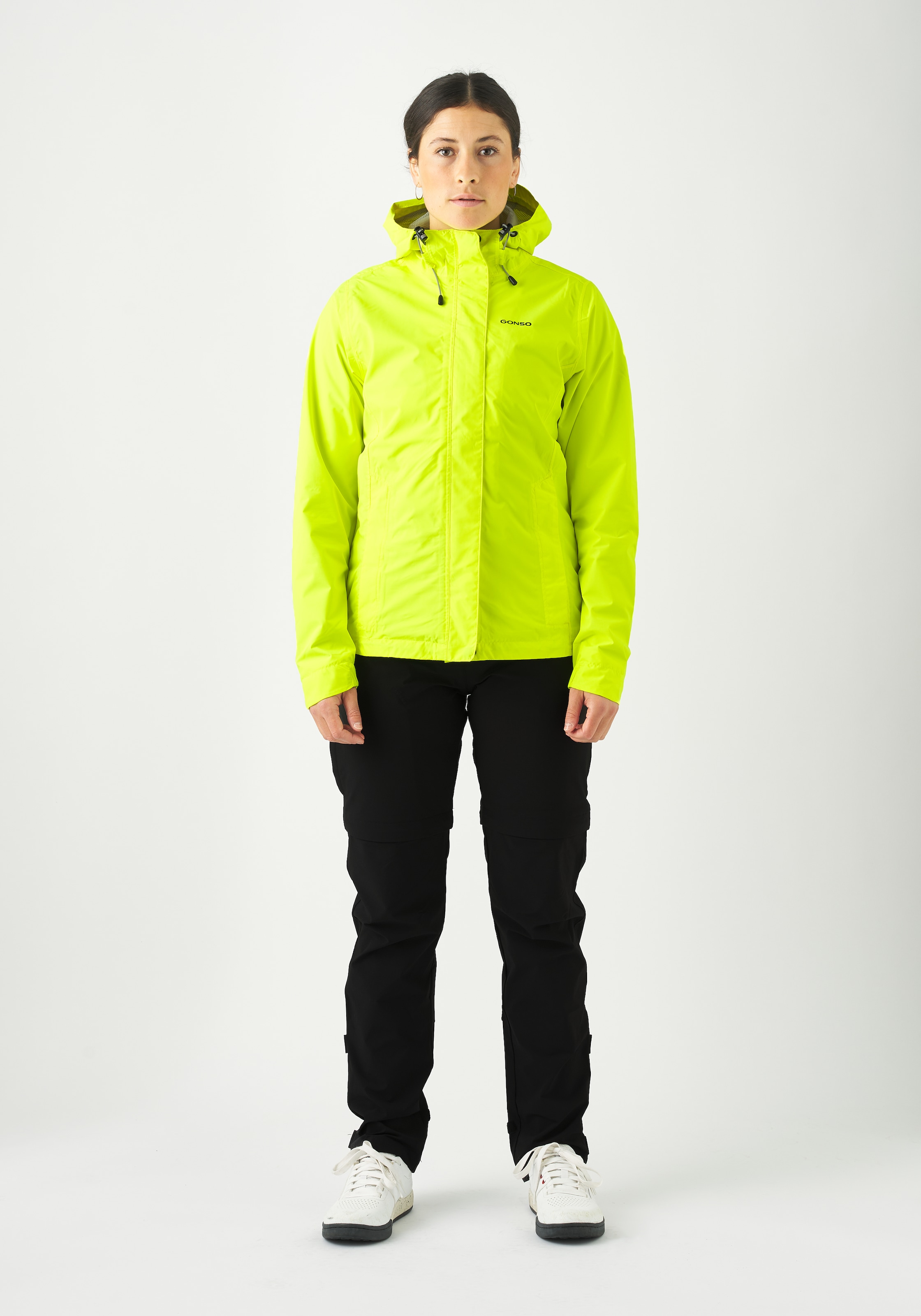 Gonso Pantalon de vélo »Ruth«  Damen zipp-off Radhose mit Sitzpolster und Gürtel, wasserabweisend