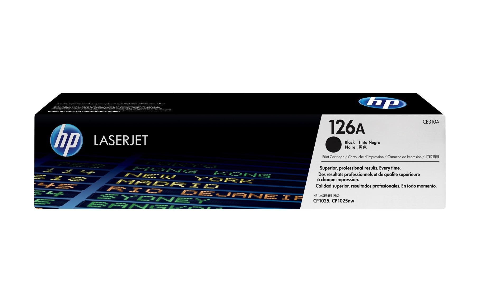 Image of HP Tonerpatrone "Nr. 126A (CE310A) Black"