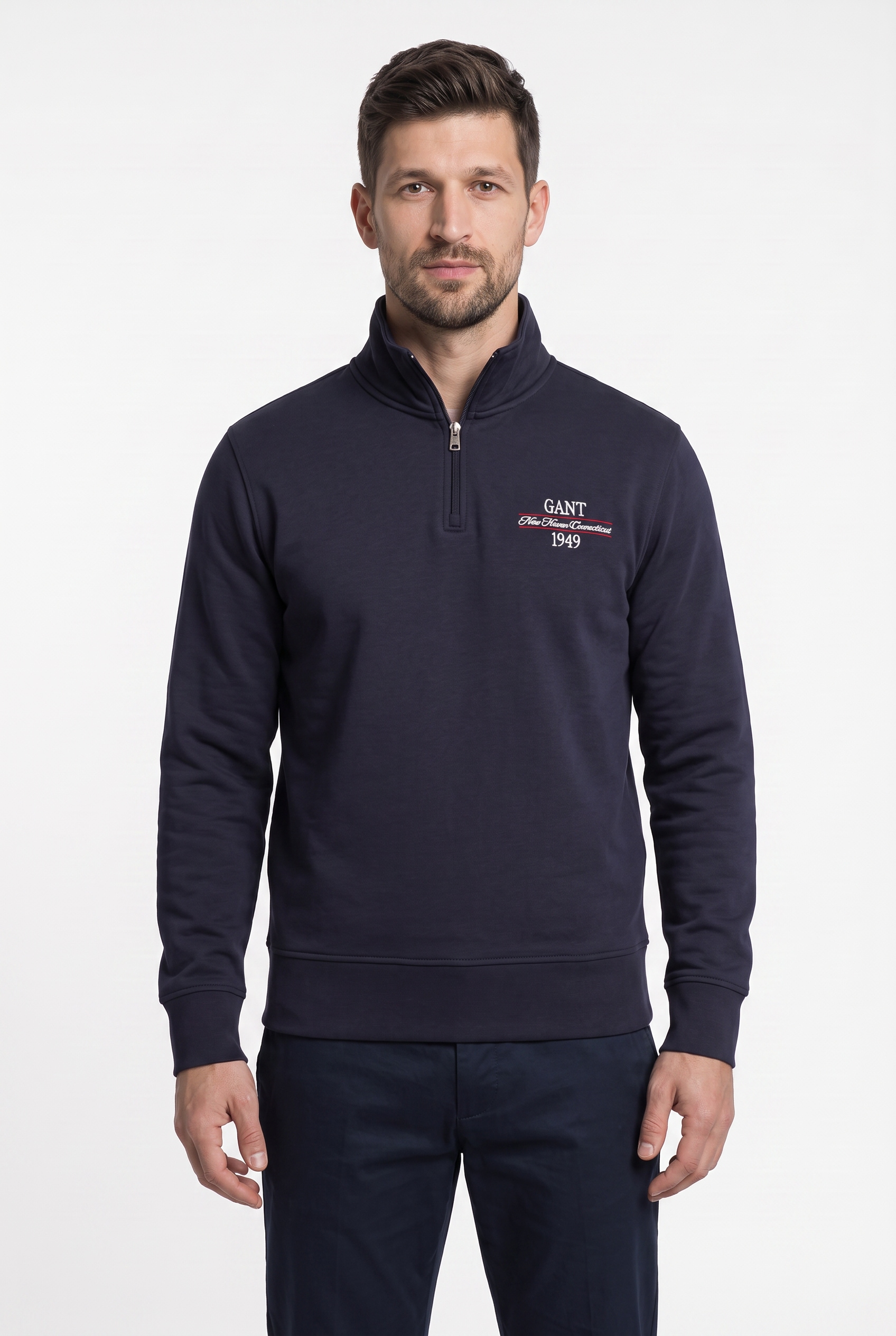 Image of Gant Sweatshirt "GRAPHIC HALF-ZIP"