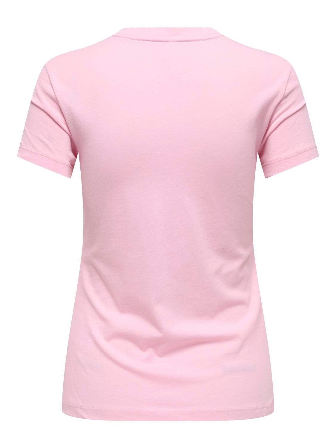 ONLY Kurzarmshirt »ONLVIBE LIFE S/S GLASSES TOP BOX JRS« Baumwolle, regular fit, Rundhals