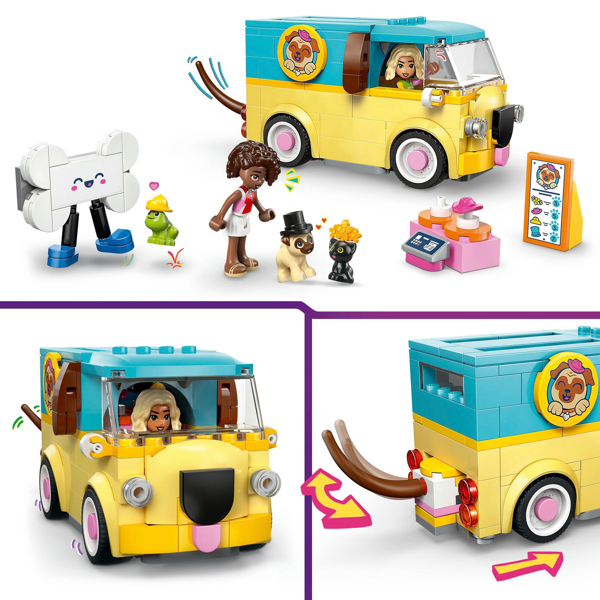 LEGO® Konstruktionsspielsteine »Haustierzubehör-Van (42678), LEGO Friends« Made in Europe
