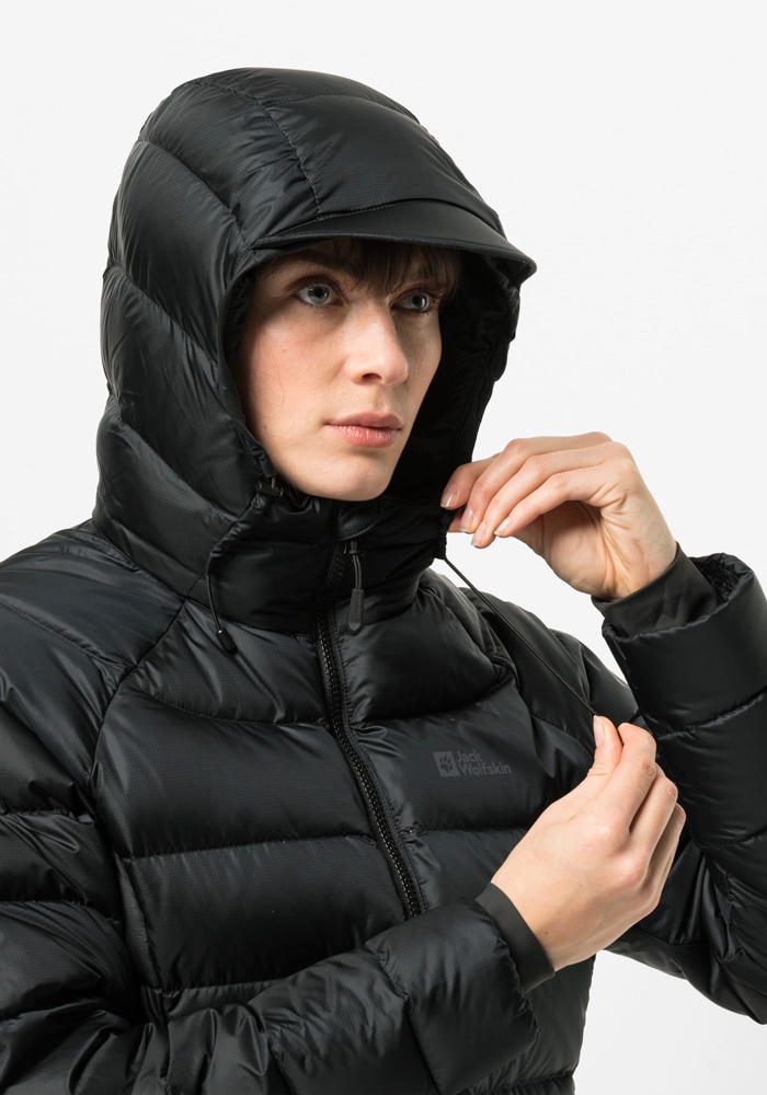 Jack Wolfskin Doudoune »NEBELHORN DOWN HOODY W« mit Kapuze