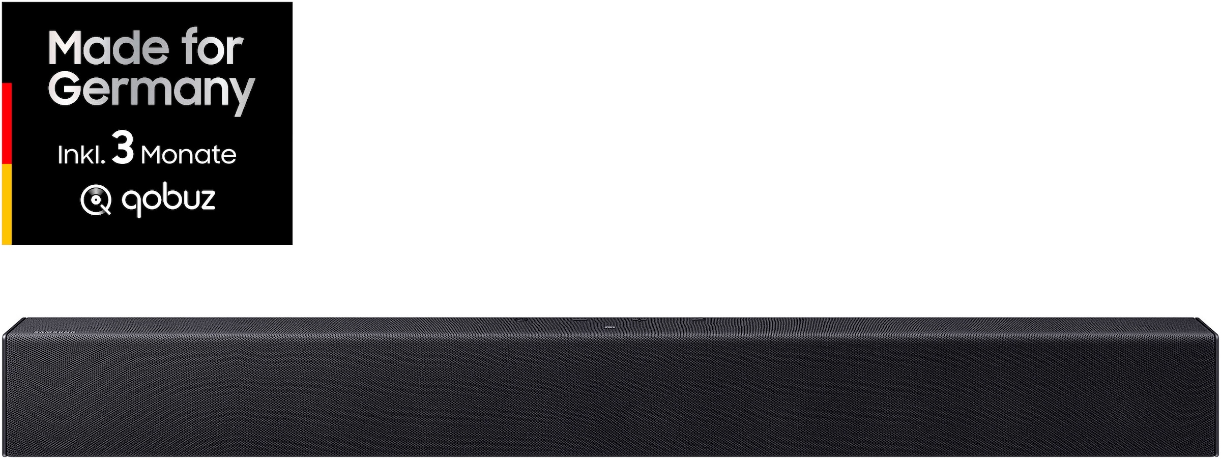 Image of Samsung Soundbar "HW-B410GF Soundbar" 2.0 (Bluetooth Lautstärkeregelung Pairing Sprachsteuerung 20 W) 2.0-Kanal Surround Sound System, Game Mode, One Remote Control