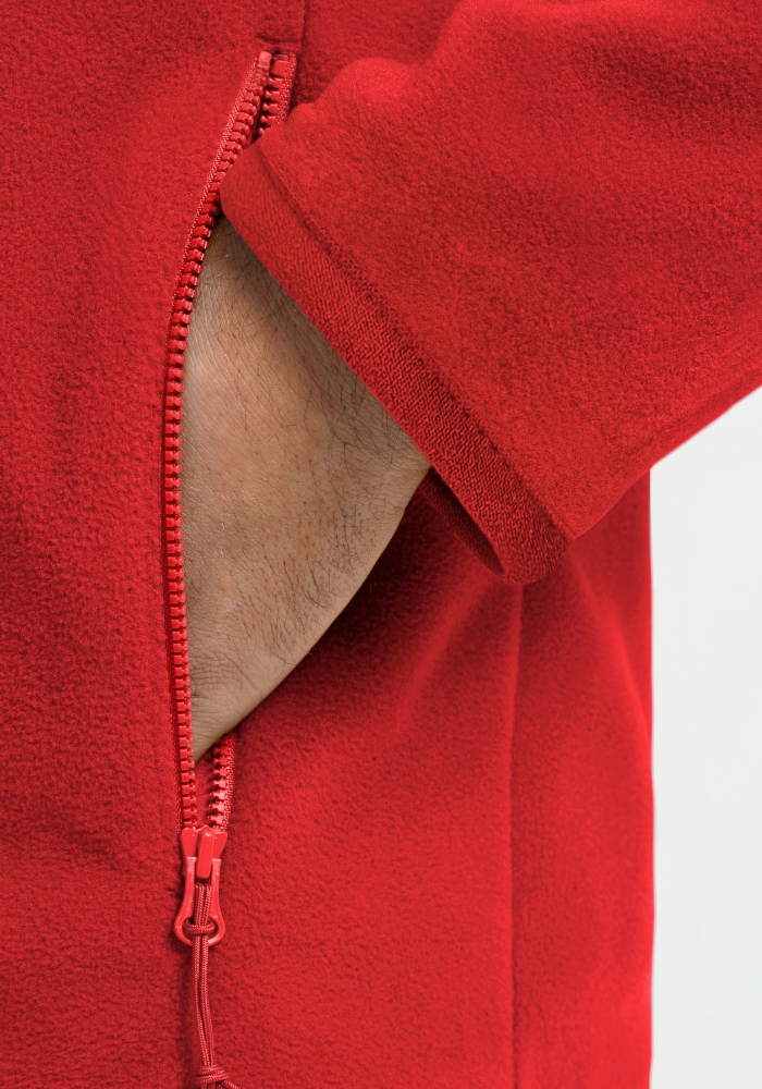 Jack Wolfskin Fleecejacke »TAUNUS 100 FZ M« mit Reissverschluss, winddicht, windabweisend
