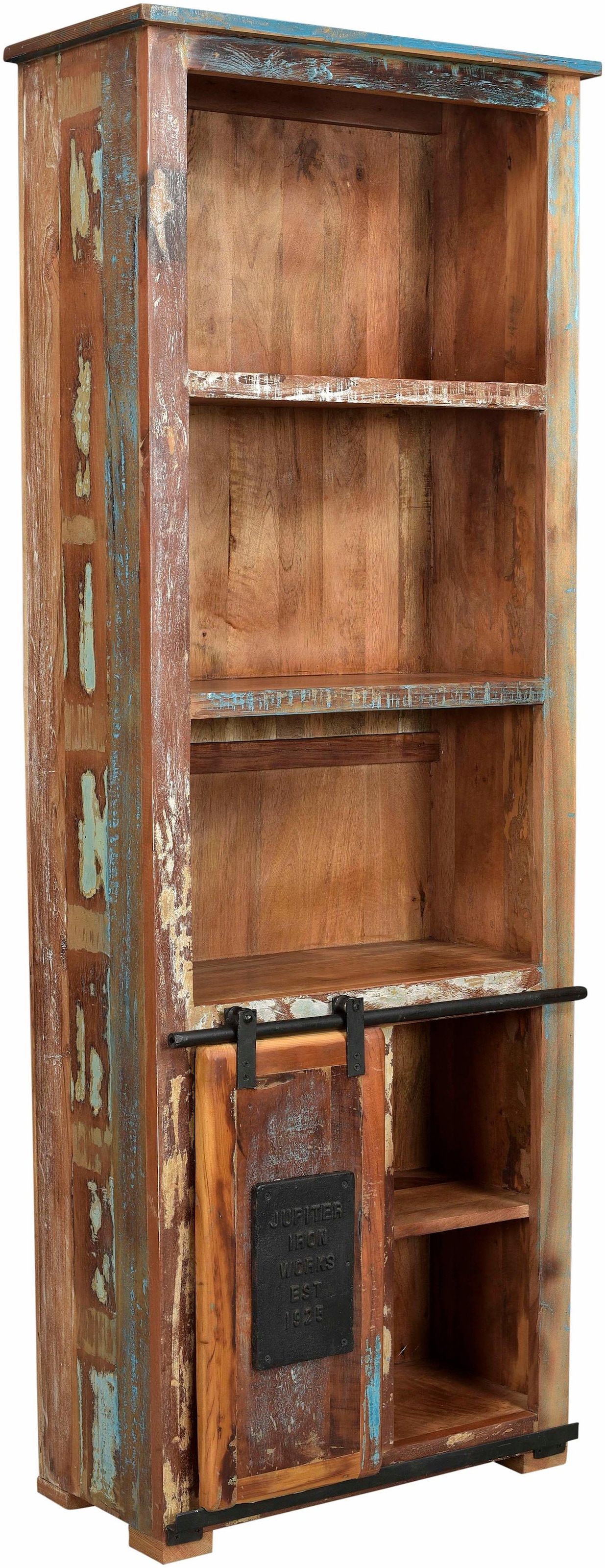 recyceltem Chic, Altholz, 180 cm, Höhe Vintage kaufen aus »Jupiter«, Shabby SIT Bücherregal