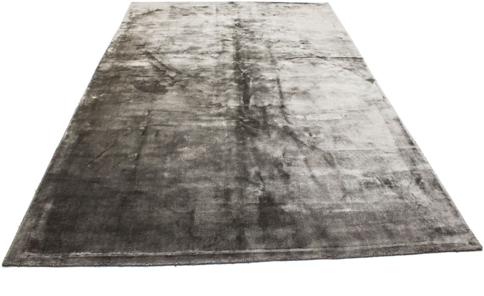 Image of morgenland Teppich »Loribaft Teppich handgetuftet grau«, rechteckig, 15 mm Höhe, Viskose bei Ackermann Versand Schweiz
