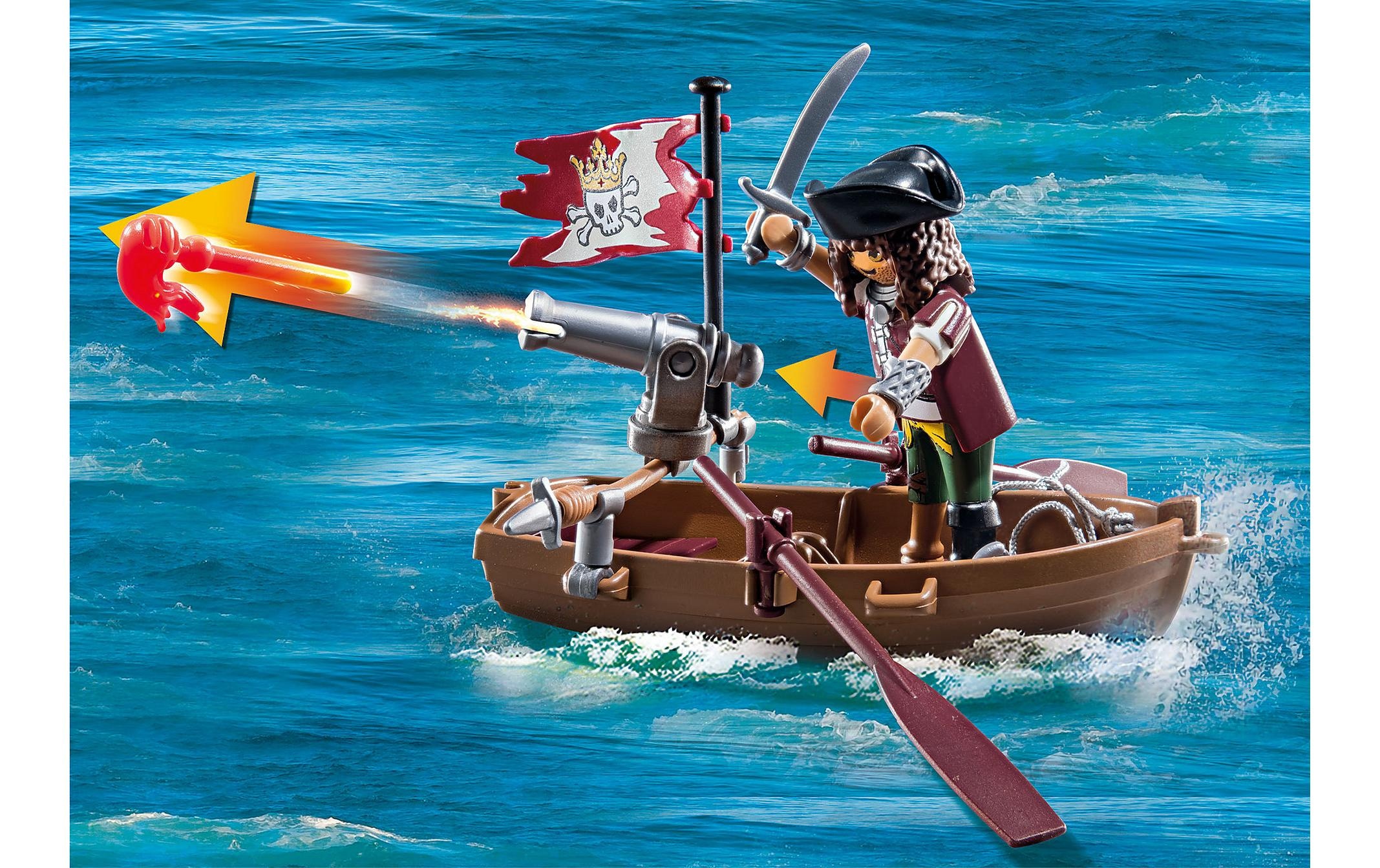 Playmobil® Spielbausteine »Pirates Kampf gegen den Riesenoktopus 71419«