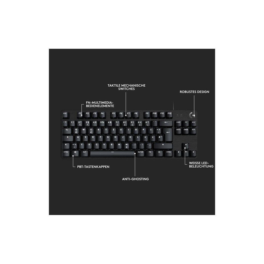 Logitech Gaming-Tastatur »Logitech G413 TKL SE«