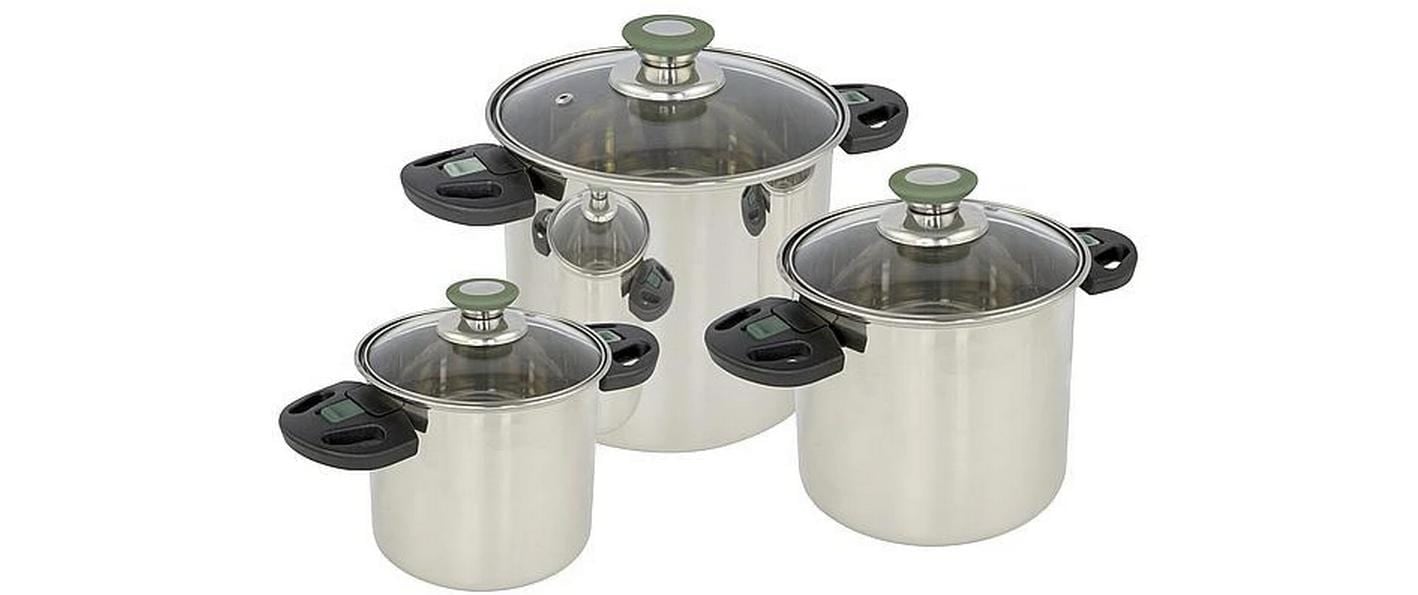   Topf-Set »Bo-Camp Elegance Compact 3-tlg.« Set,  Edelstahl