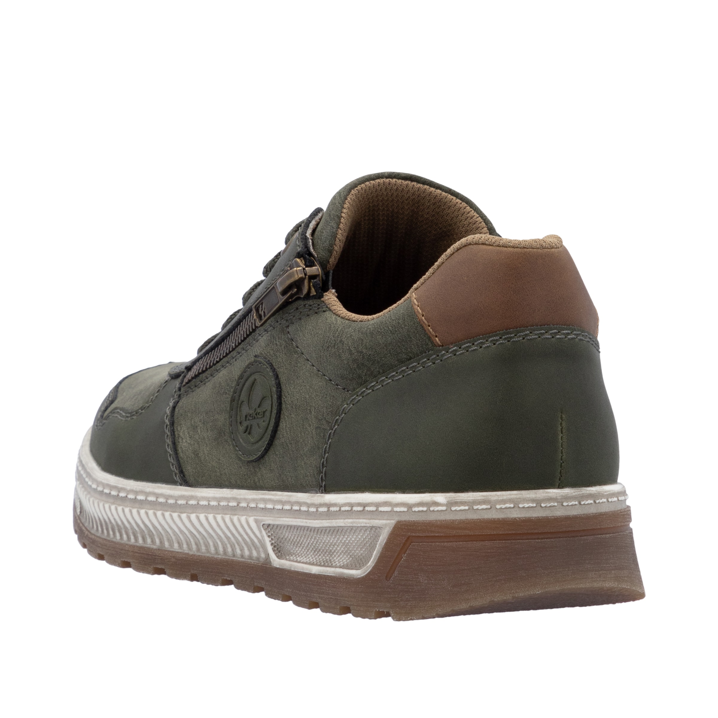 Rieker Sneaker  Freizeitschuh, Halbschuh, Schnürschuh mit Kontrastbesatz