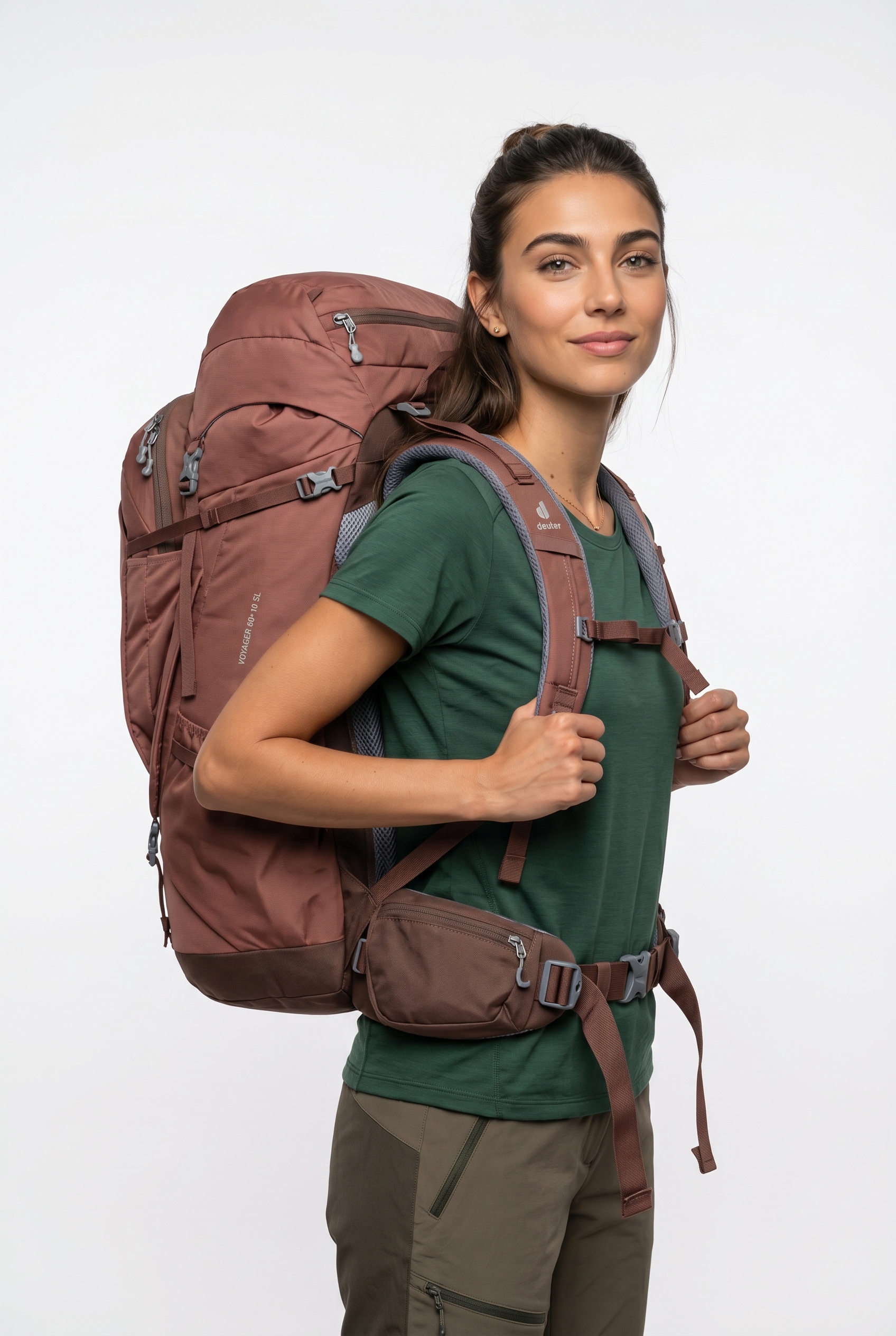 deuter Sac à dos de voyage »Voyager 60+10 SL« avec un volume de 60 litres et un daypack de 10 litres