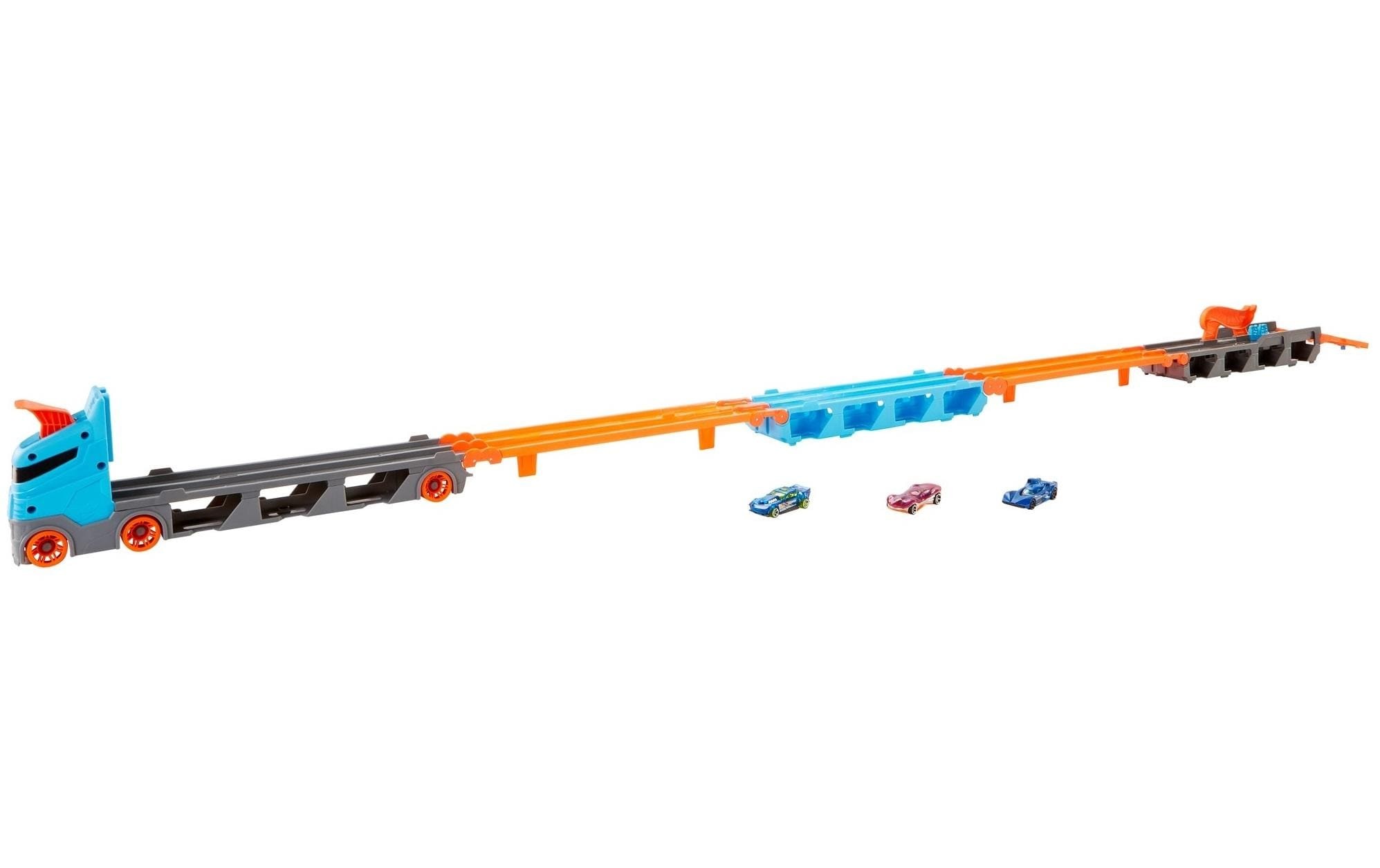 Hot Wheels Spielzeug-Auto »City 2-in-1 Rennbahn-Transporter«