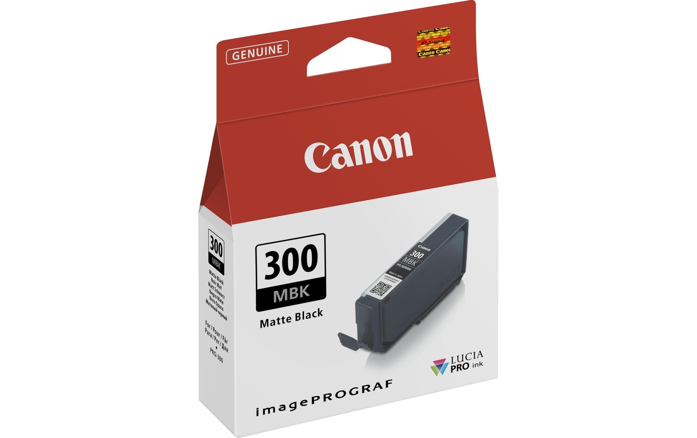 Canon Tintenpatrone »PFI-300MBK matte black«, (1 St.)