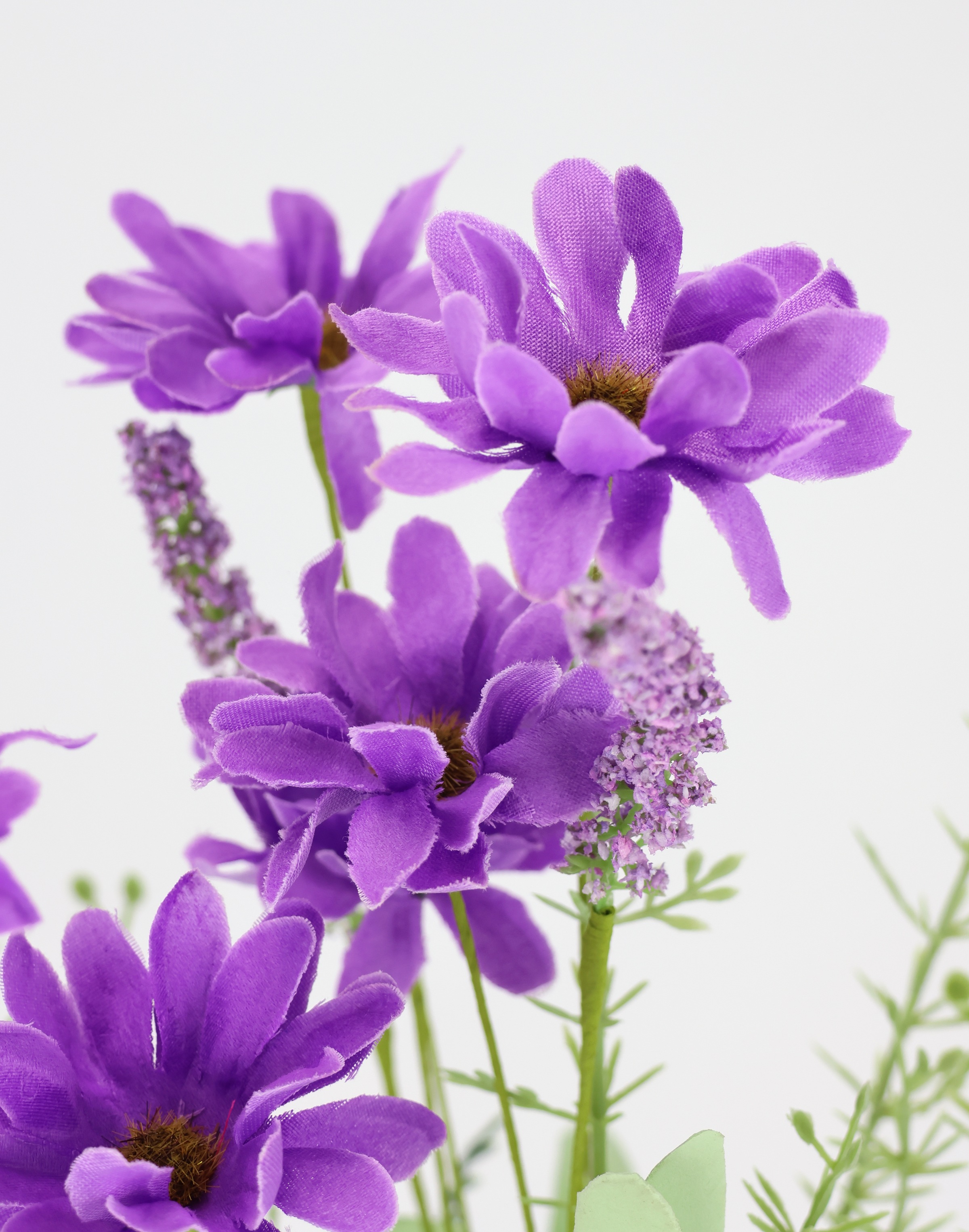I.GE.A. Kunstblume »Margeriten-Mix-Strauss«, 2er Set Blumenstrauss Gänseblümchen Bouquet Kunstblumen Strauss Blumen