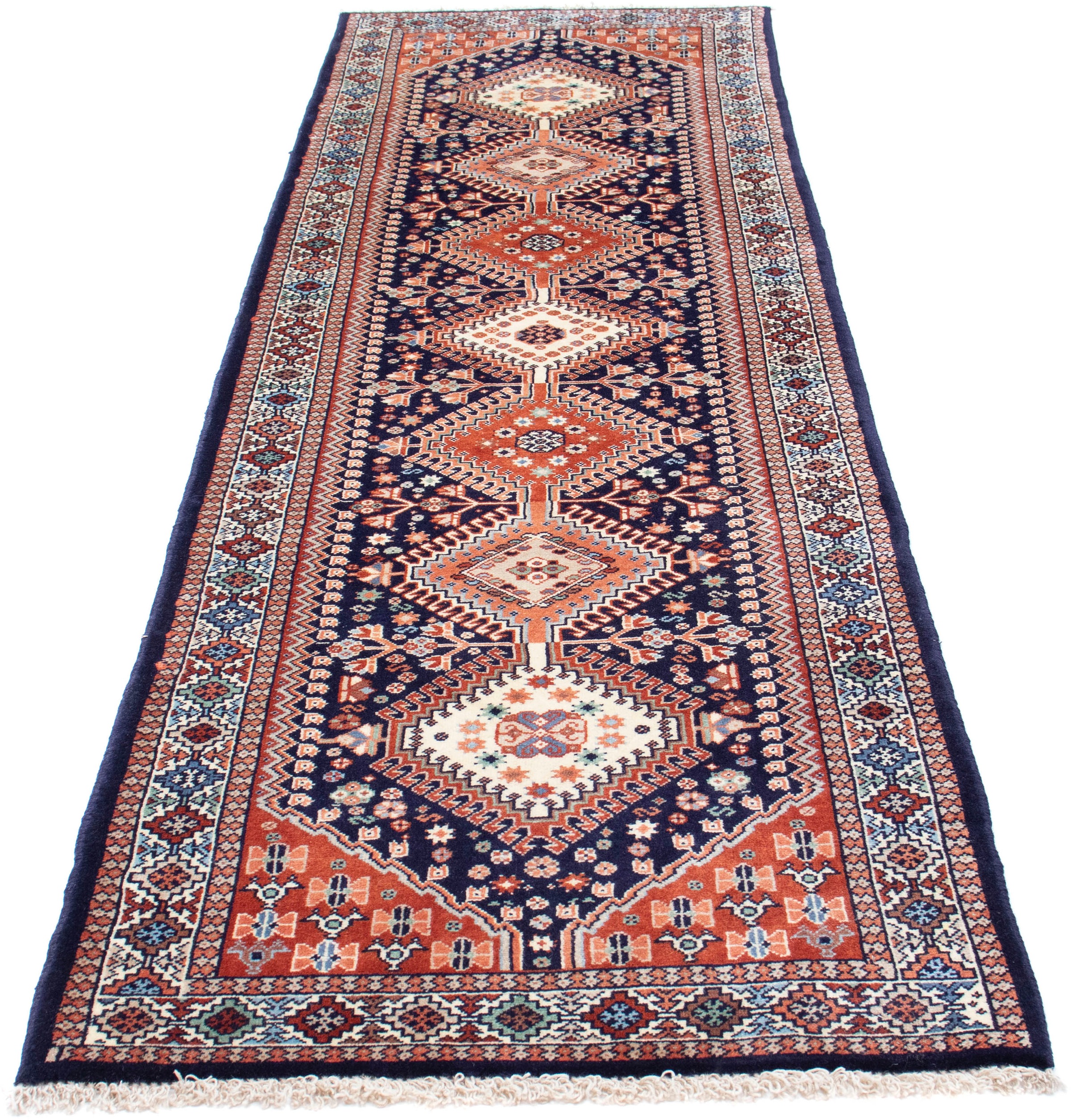 Image of morgenland Orientteppich »Perser - Nomadic - 280 x 81 cm - mehrfarbig«, rechteckig, 10 mm Höhe, Wohnzimmer, Handgeknüpft, Einzelstück mit Zertifikat bei Ackermann Versand Schweiz