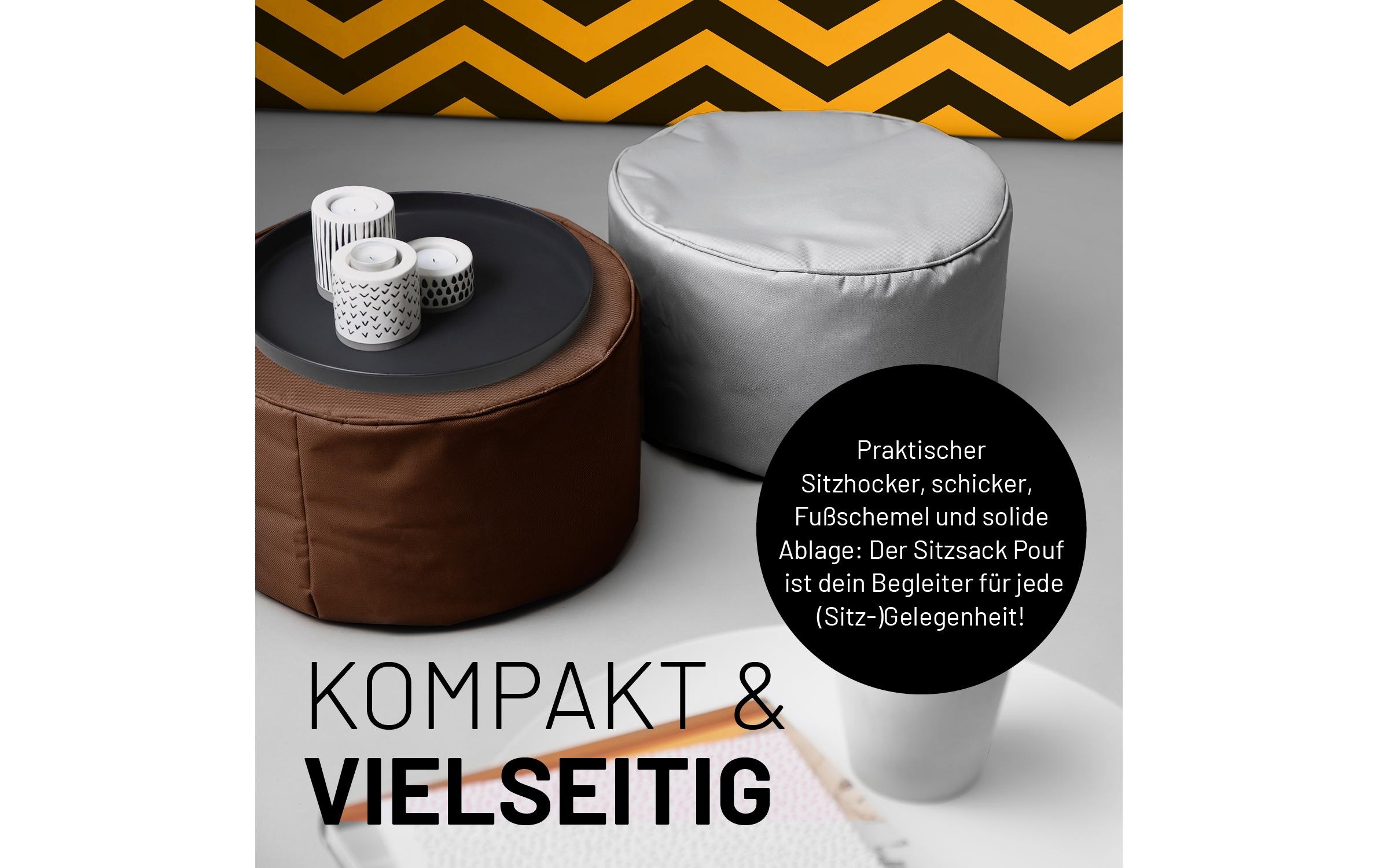 Lumaland Sitzsack »45 x 25 cm«, (1 St.)