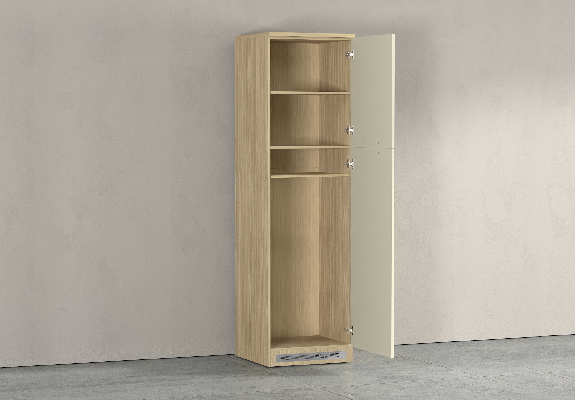KOCHSTATION Kühlumbauschrank »Luna, Kühlschrank-Umbau, Einbauschrank für Kühlschrank, Made in Italy« B/T/H: 60×60×214,5 cm, für zwei Kühlschrankhöhen vorbereitet