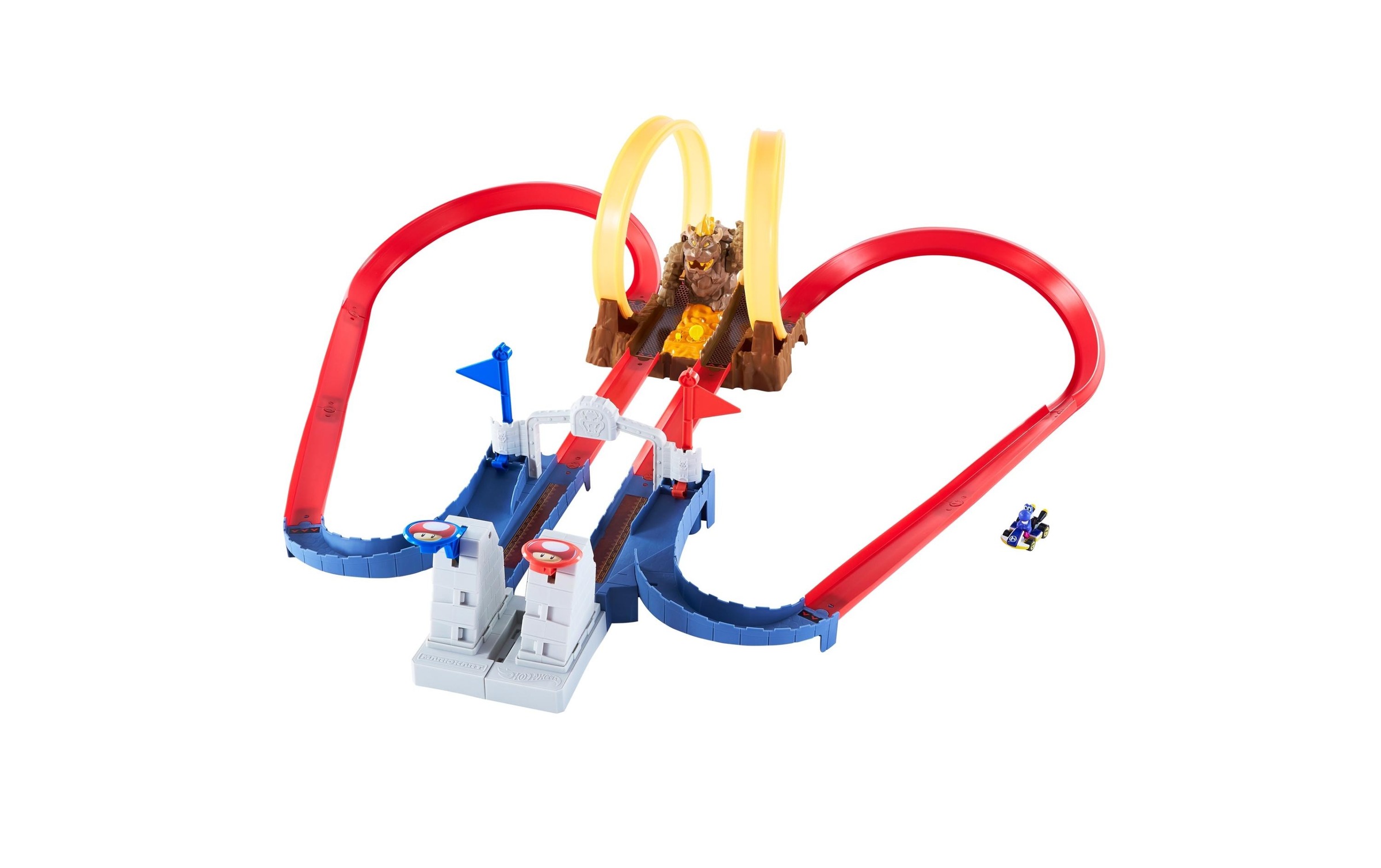 Image of Hot Wheels Spielzeug-Auto »Mariokart Bowsers Festung Track-Set« bei Ackermann Versand Schweiz