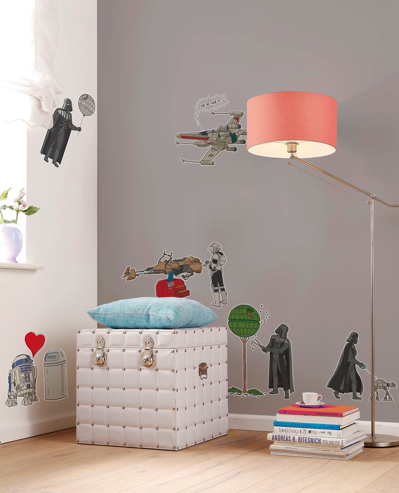 Komar Wandtattoo »Star Wars Treatment - Grösse 100 x 70 cm«, (9 St.), selbstklebend, Wandsticker, Kinderzimmer