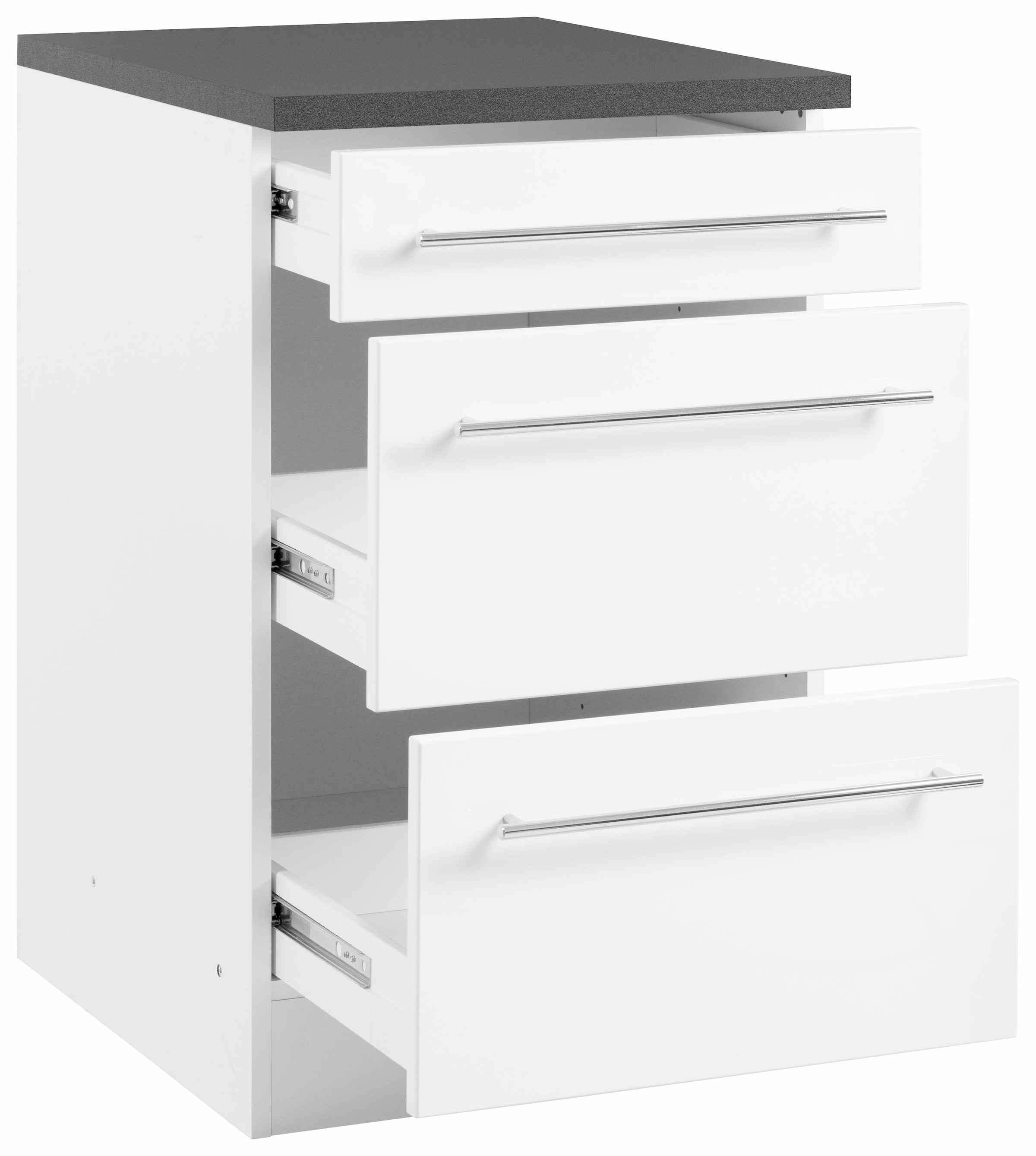 HELD MÖBEL Unterschrank »Trient«, 50 cm breit, mit 2 grossen Auszügen