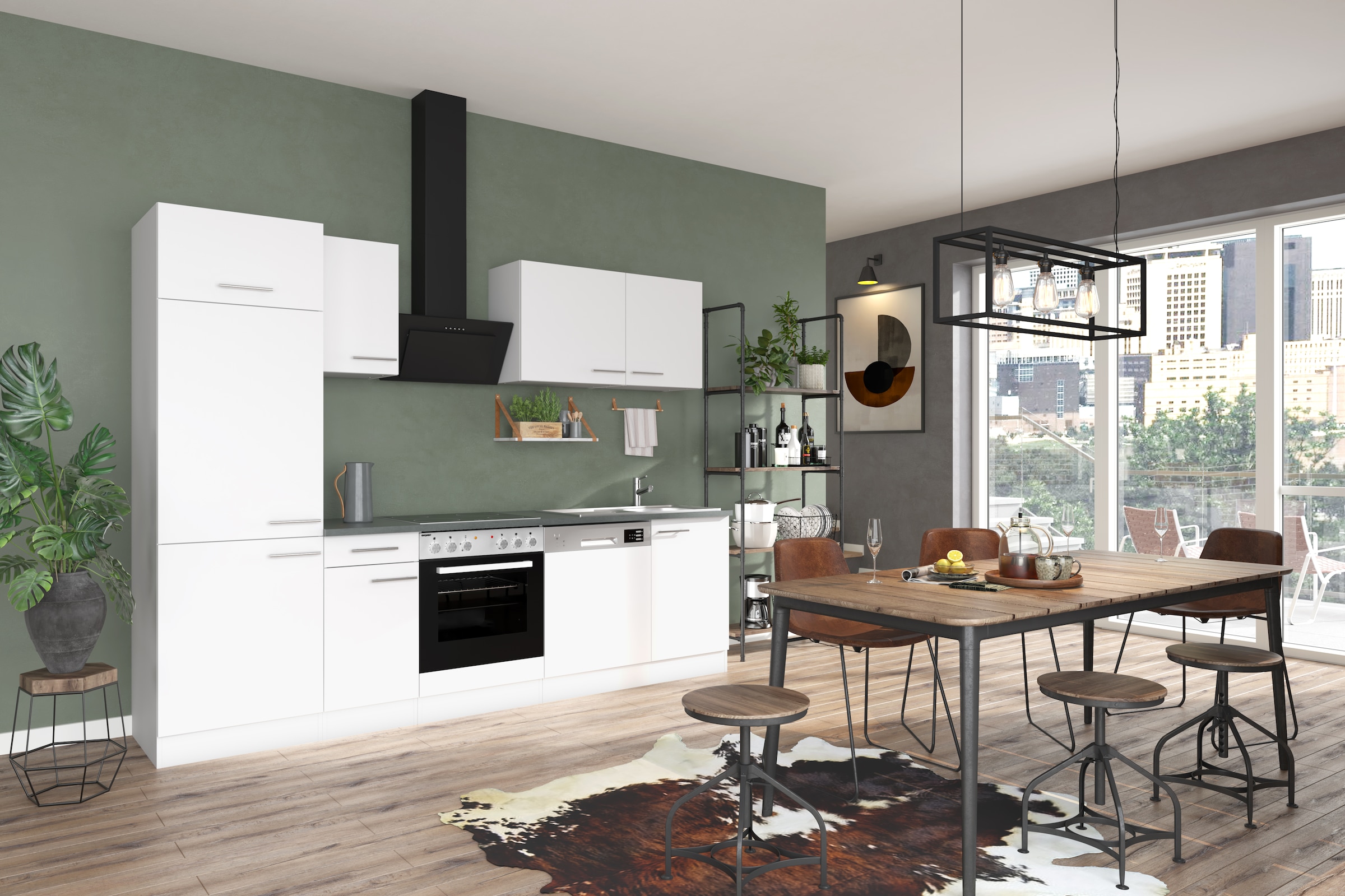 OPTIFIT Cuisine »Bella« Breite 270 cm, wahlweise mit E-Geräten