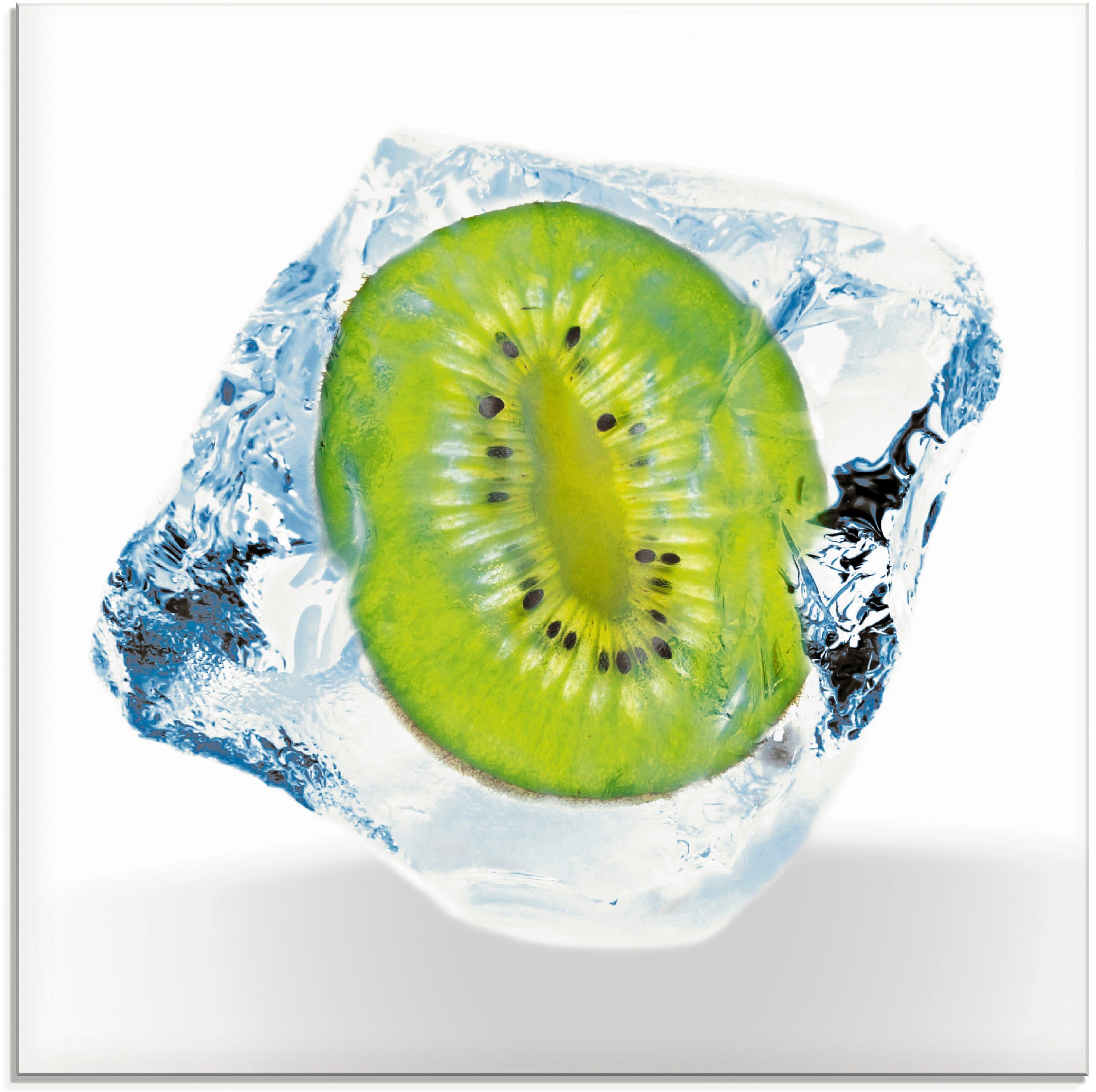 Image of Artland Glasbild »Kiwi im Eiswürfel«, Lebensmittel, (1 St.) bei Ackermann Versand Schweiz