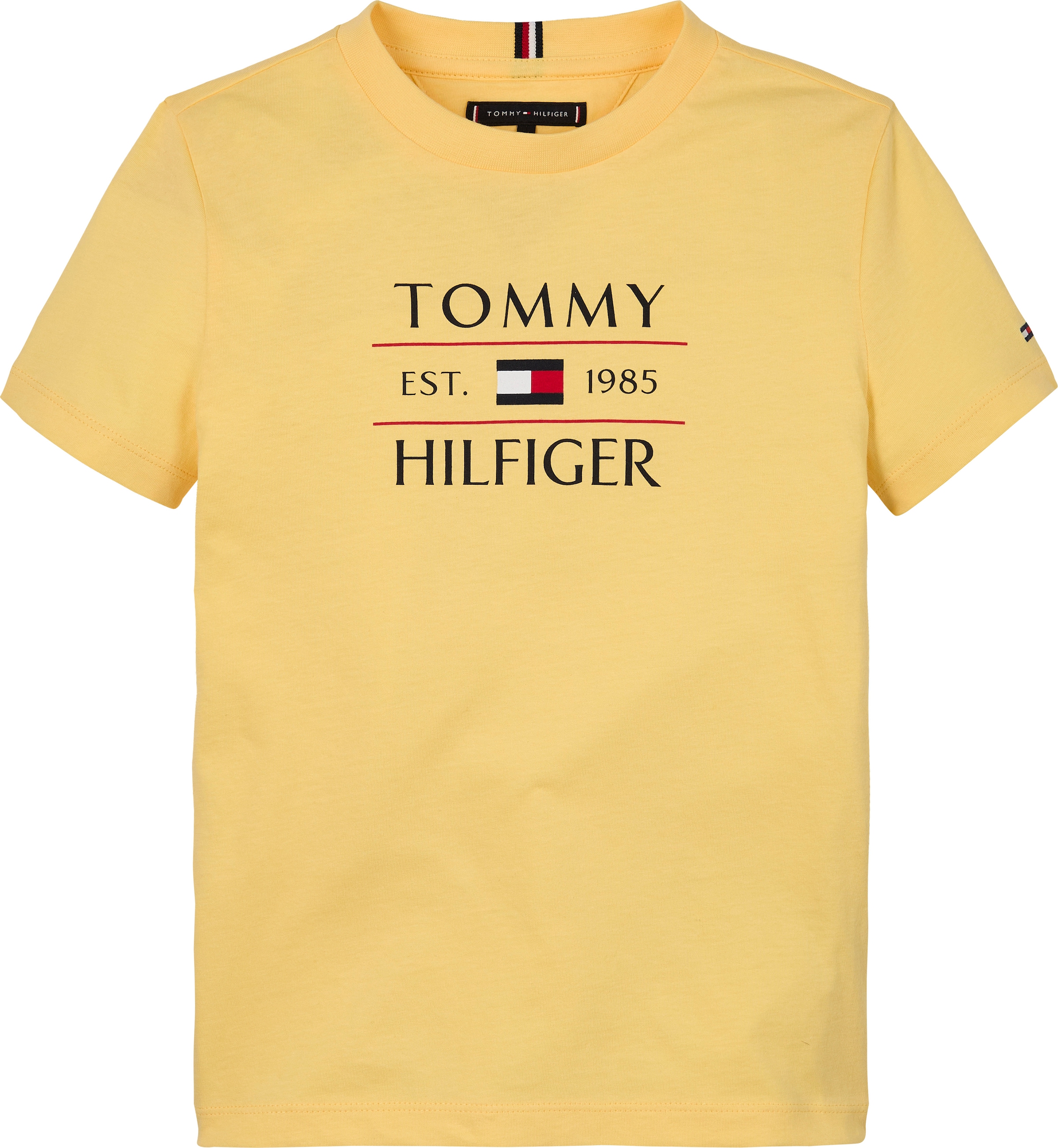 Tommy Hilfiger T-Shirt »TOMMY FLAG HILFIGER REG TEE SS«, mit grossem Logo