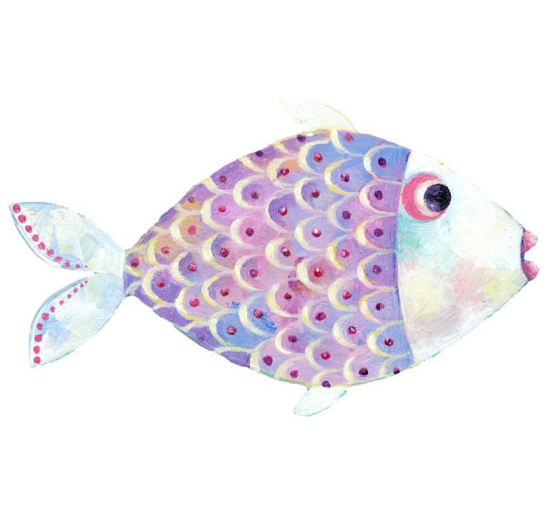 kaufen Der jetzt Wandtattoo »Märchenhaft Fisch«, kleine (1 St.) Wall-Art