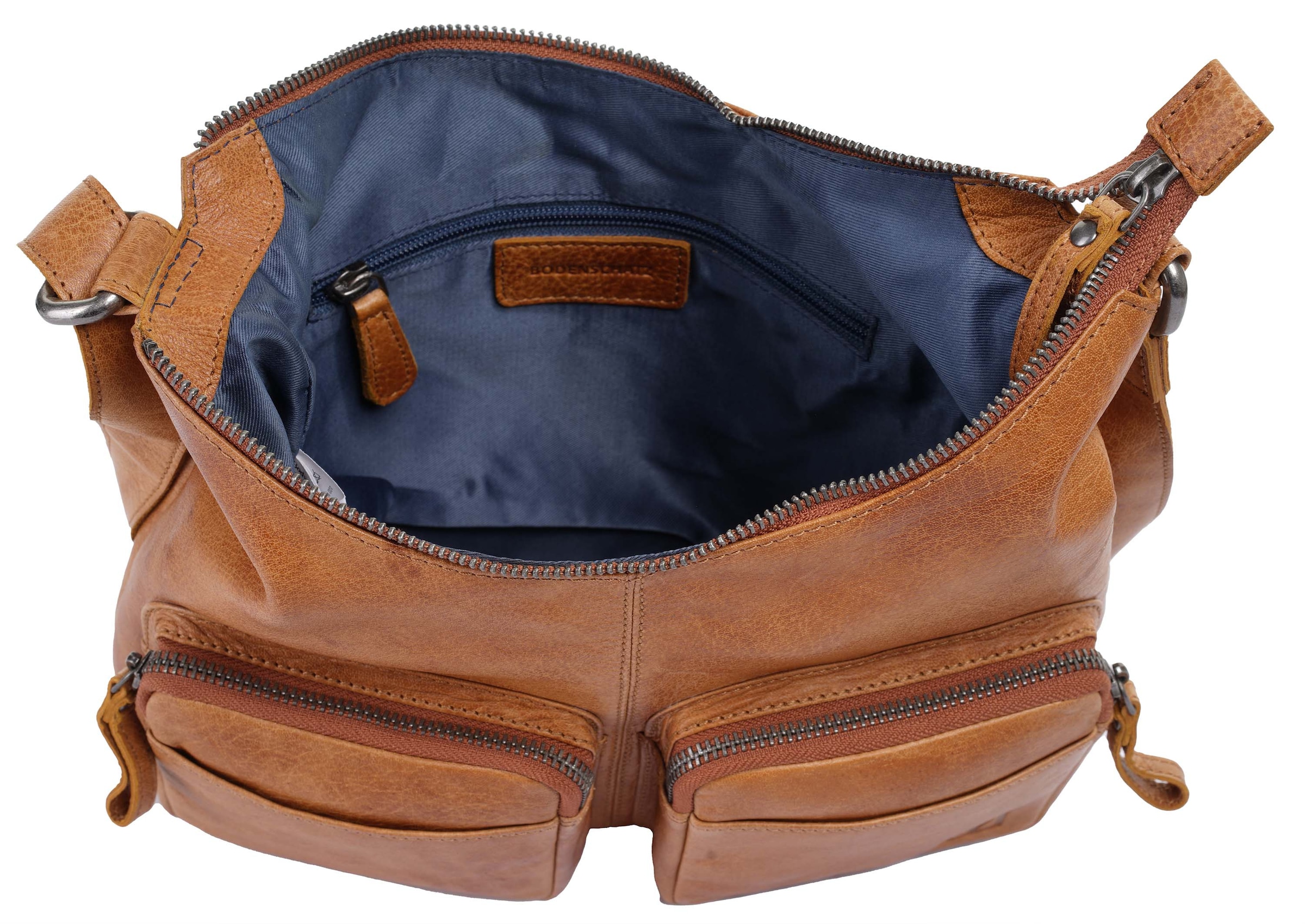 BODENSCHATZ Umhängetasche echt Leder