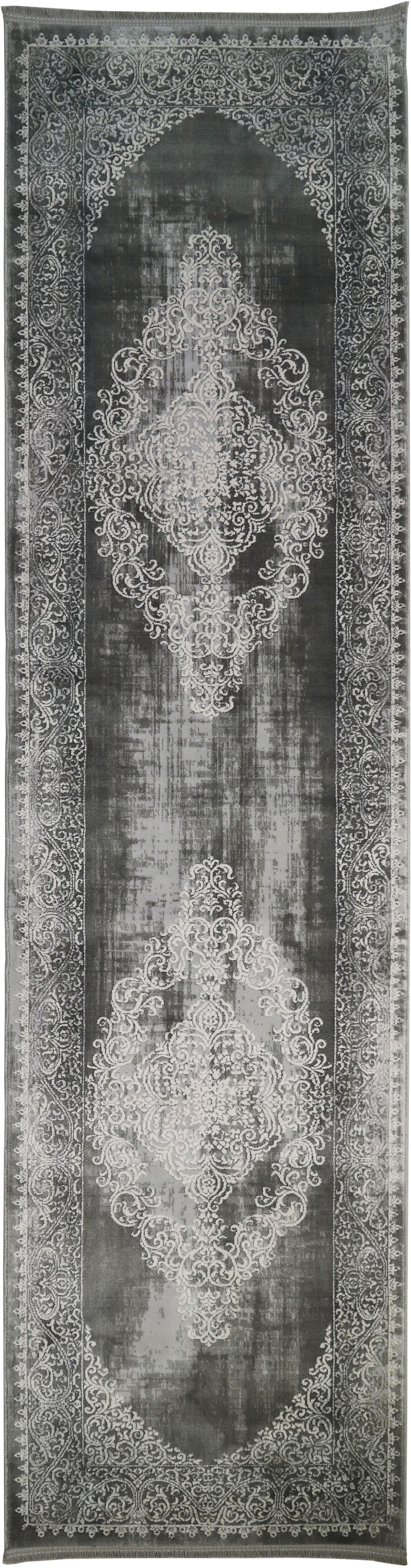 Image of RESITAL The Voice of Carpet Läufer »Style 5860«, rechteckig, 8 mm Höhe, Teppich-Läufer, Kurzflor, gewebt, Orient-Optik, mit Fransen, ideal im Flur & Schlafzimmer bei Ackermann Versand Schweiz