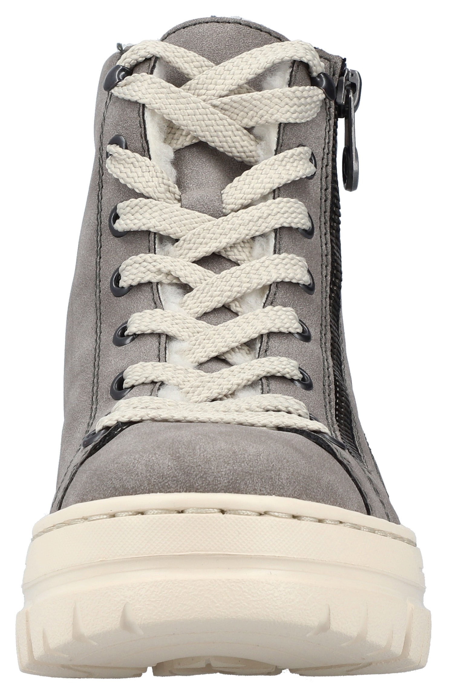 Rieker Bottes d'hiver  Plateauboots, Schnürboots mit Reissverschluss an der Aussenseite