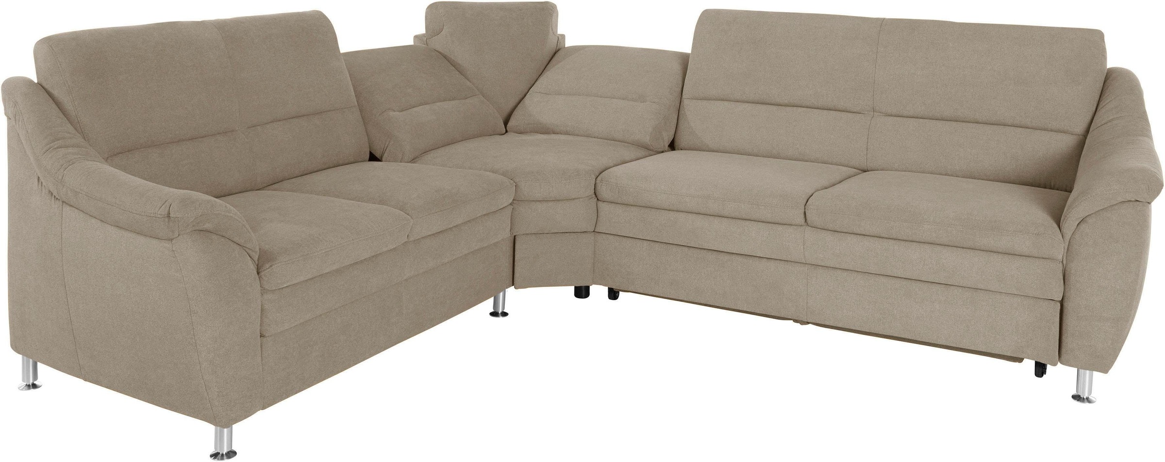 Places of Style Ecksofa »Cardoso L-Form«, mit Trapezecke für mehr Sitzkomfort, wahlweise auch mit Bettfunktion