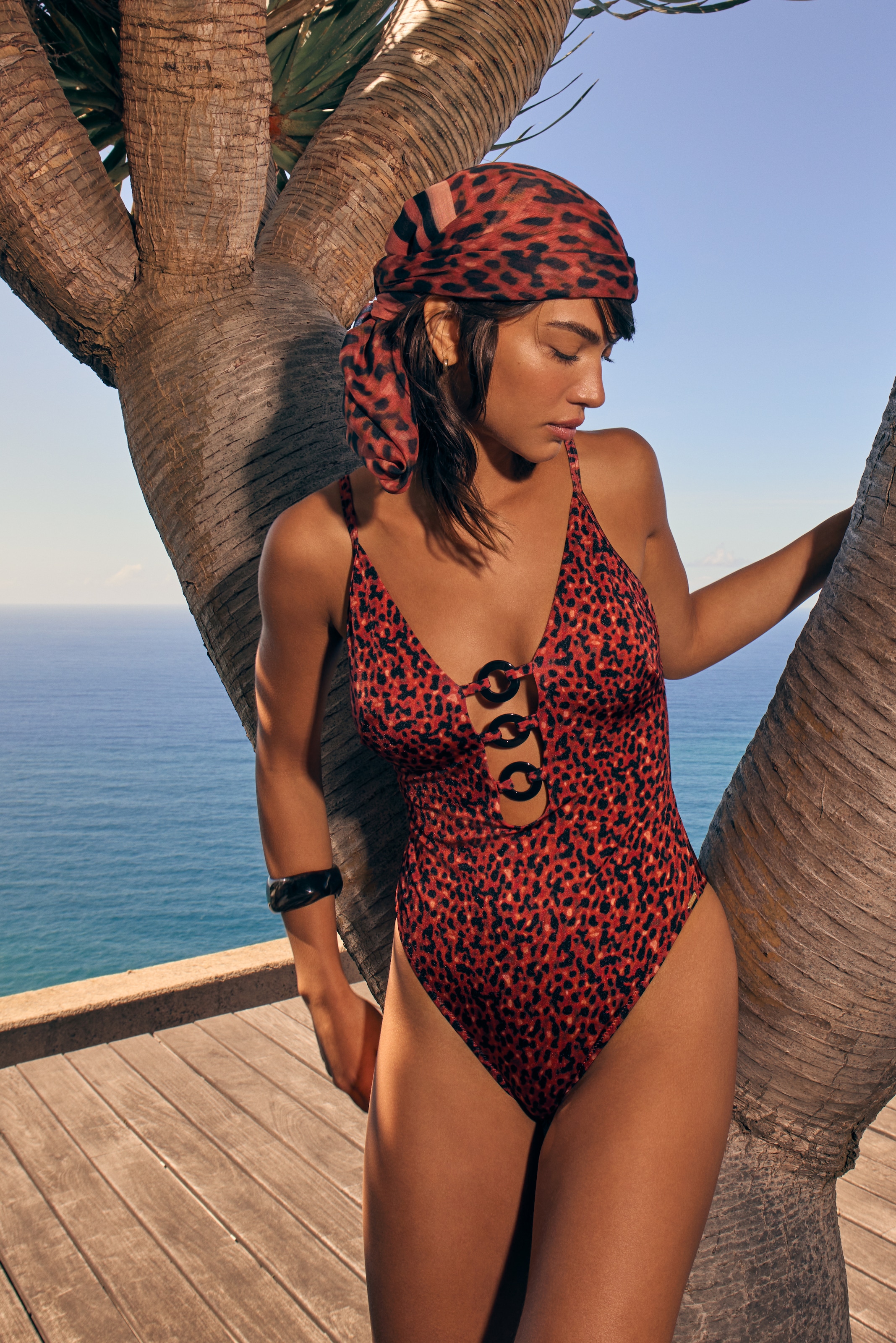 Image of Triumph Badeanzug "Midnight Swim O 02" weich und glänzend