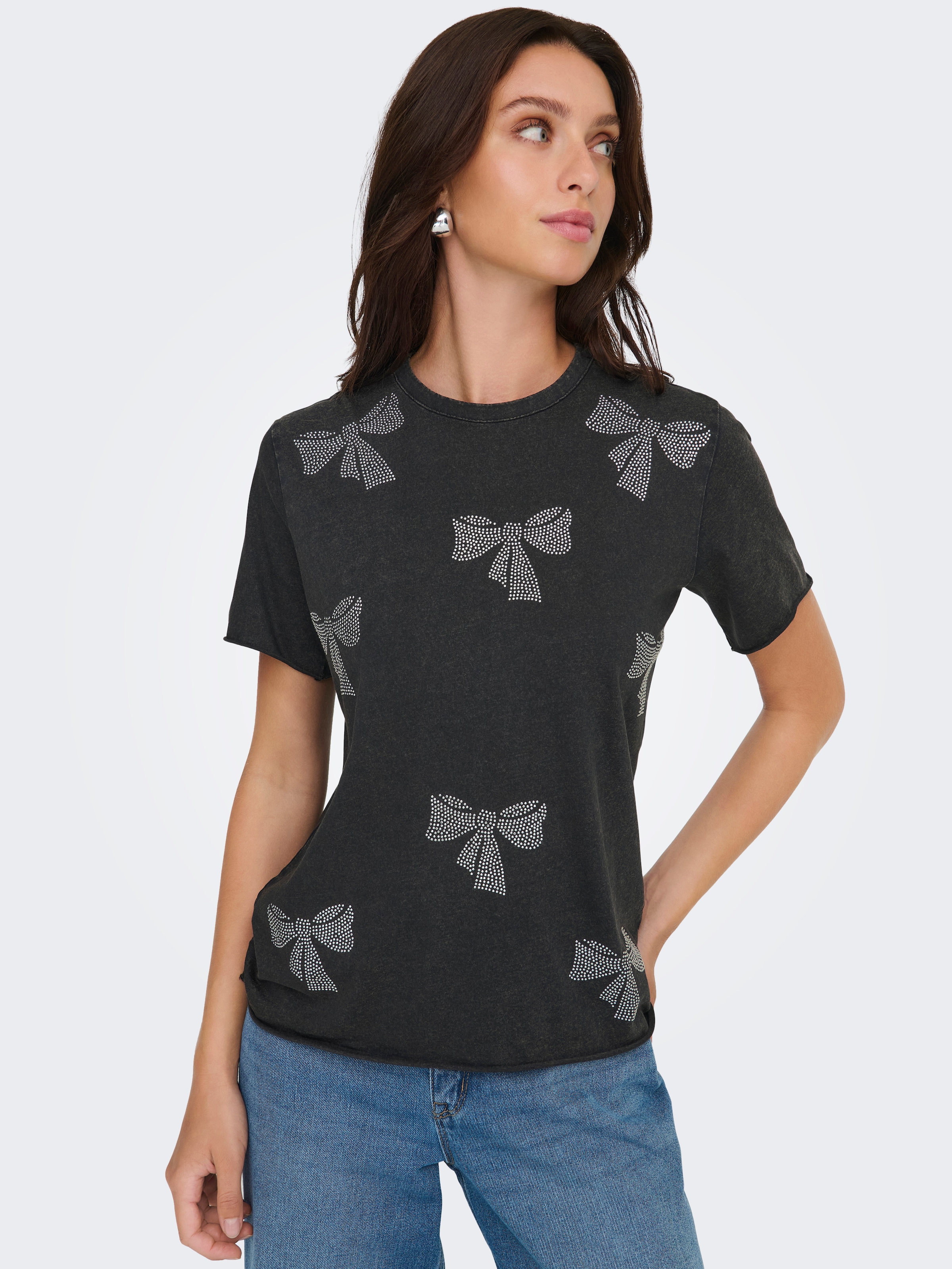Image of ONLY Kurzarmshirt "ONLLUCY LIFE S/S O-NECK TOP CC JRS"