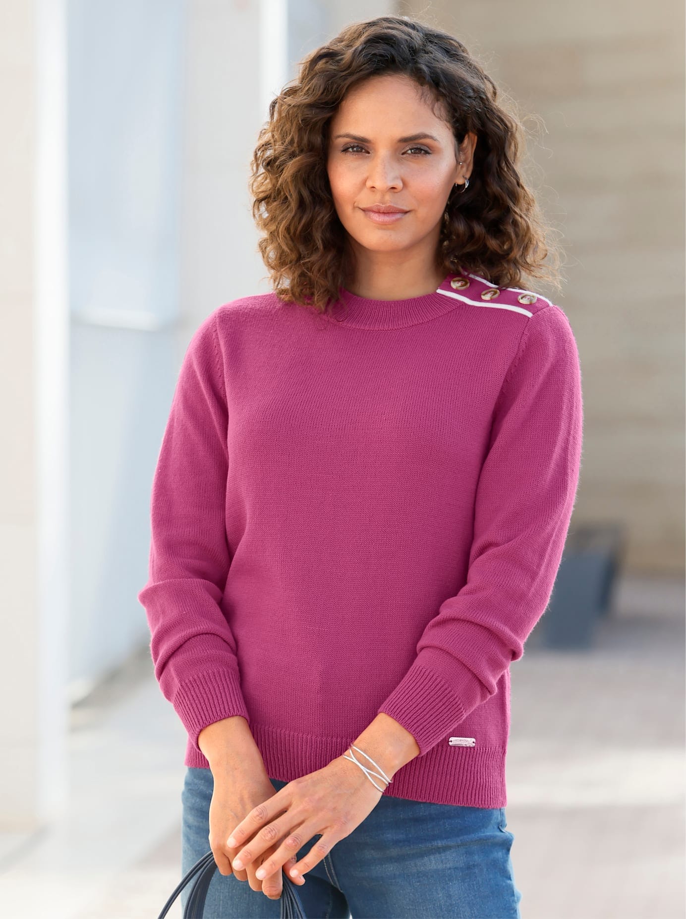 Casual Looks Rundhalspullover "Pullover"