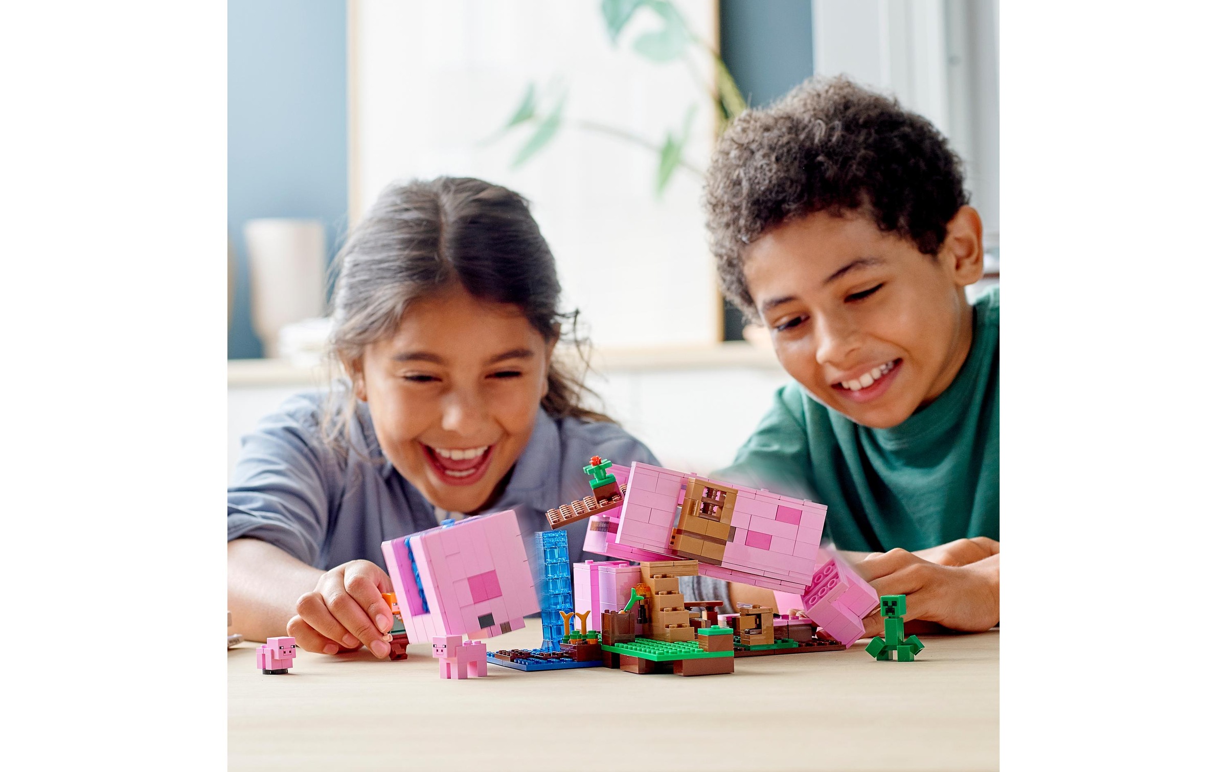 LEGO® Konstruktionsspielsteine »Das Schweinehaus«