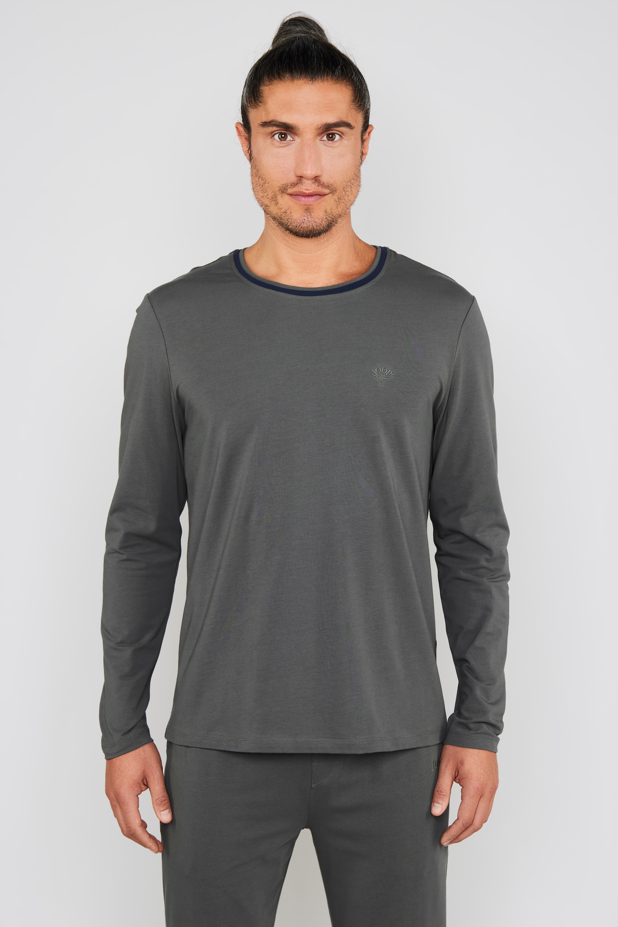 JOOP! Pyjama »Core« 2 tlg. mit Rundhalsausschnitt, Langarm, Cotton-Mix