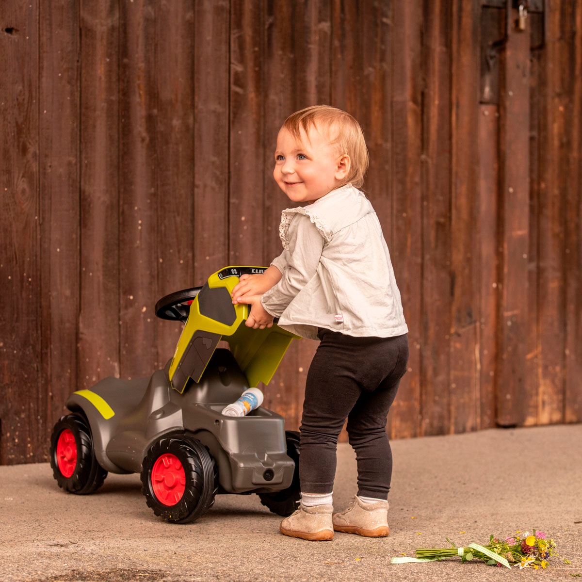 rolly toys® Rutscherauto »rollyMinitrac Claas Xerion« mit Flüsterreifen und Hupe