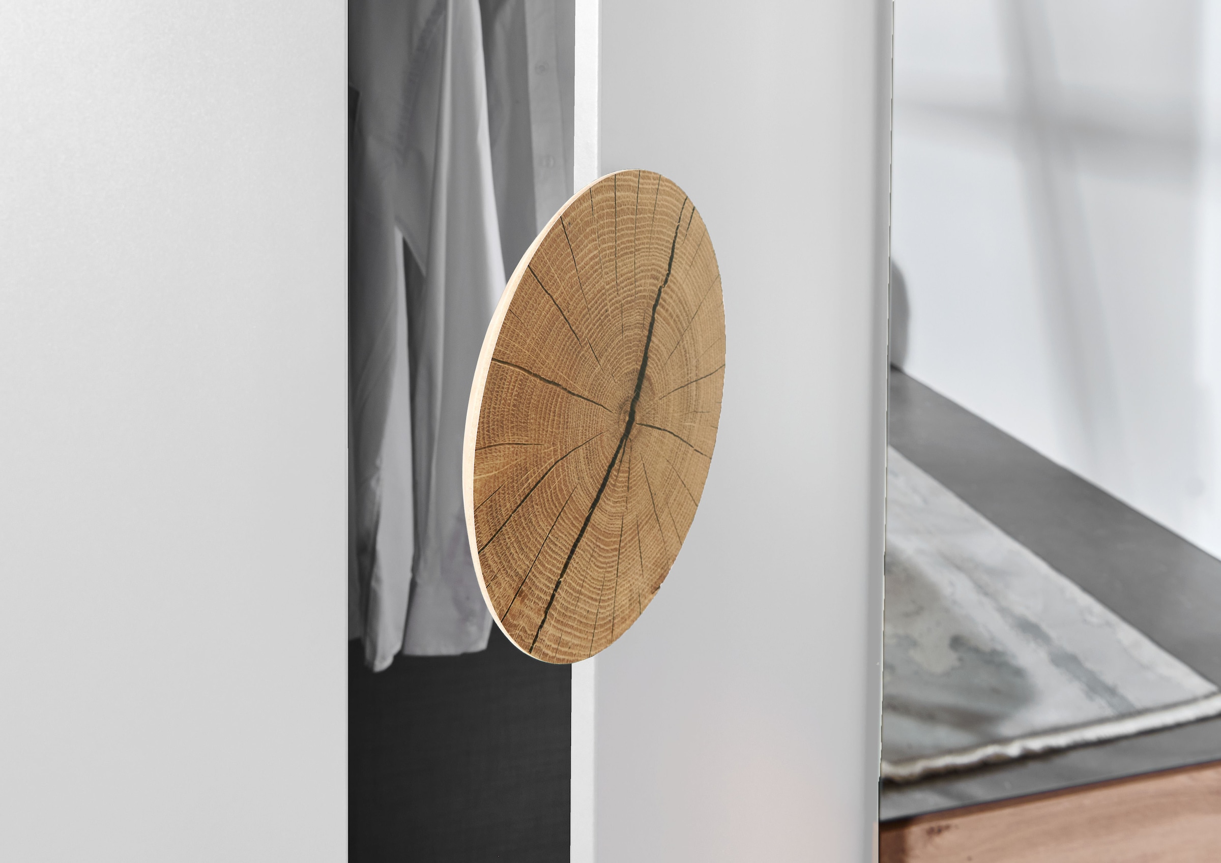 Wimex Drehtürenschrank »Toscana« Mit attraktiven Griffscheiben in Vollholzoptik, 225 oder 270cm breit