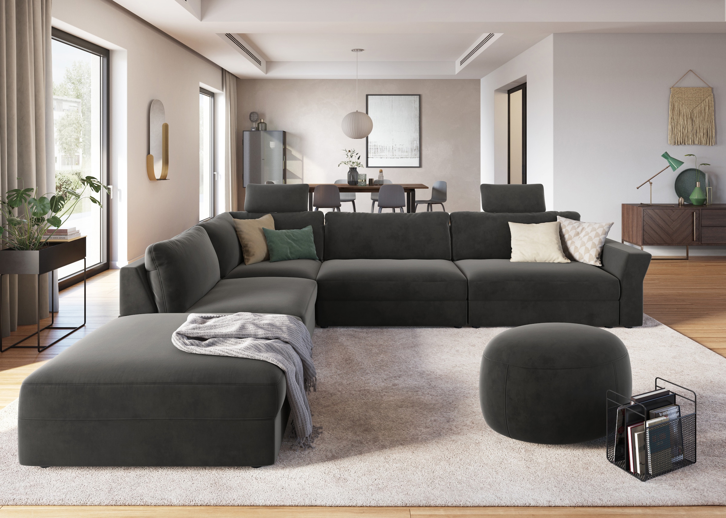 Image of sit&more Ecksofa "Cadabra L-Form" Breite 356 cm, mit Sitztiefenverstellung